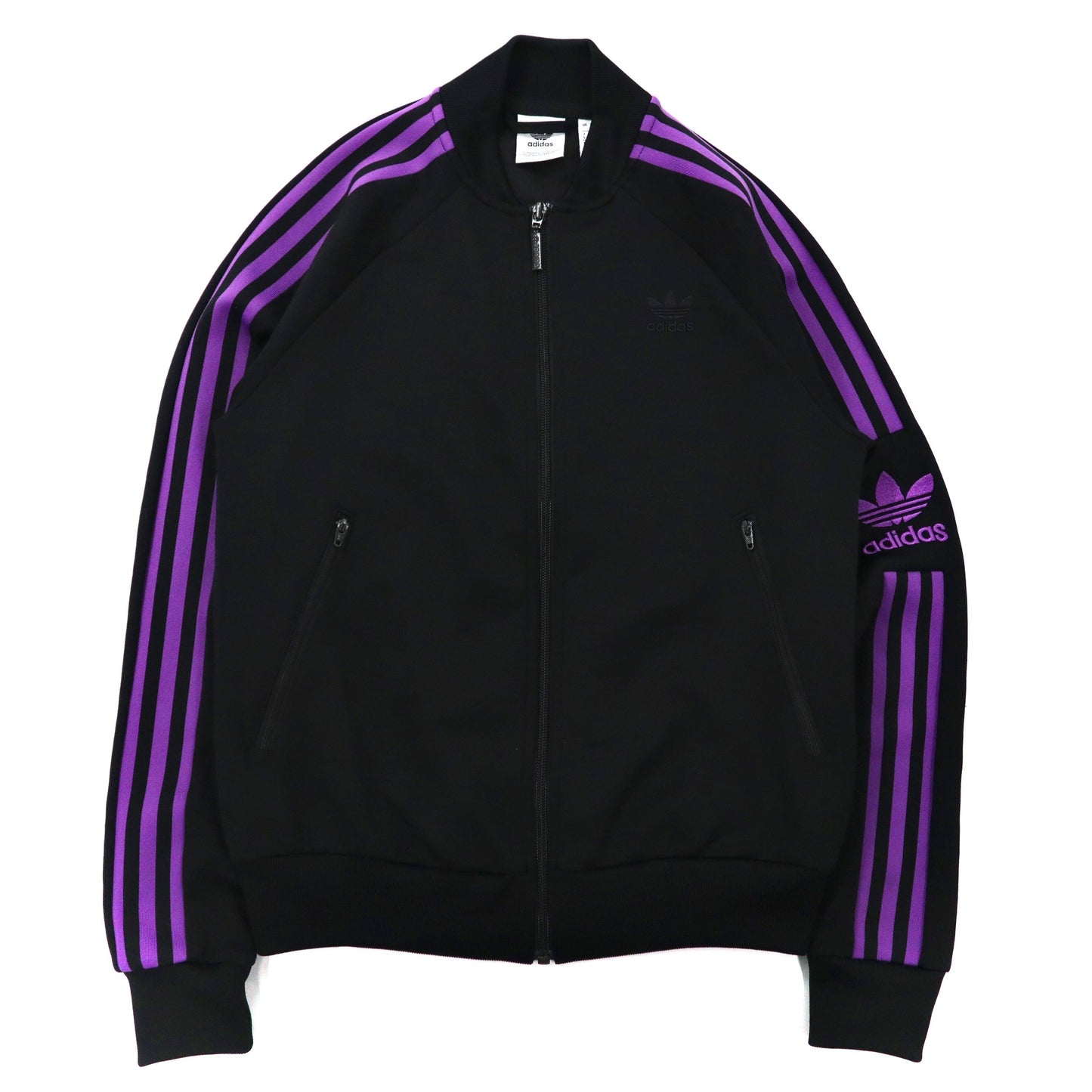 Adidas Originals Track Jacket Jersey S Black Purple Polyester 3 ...