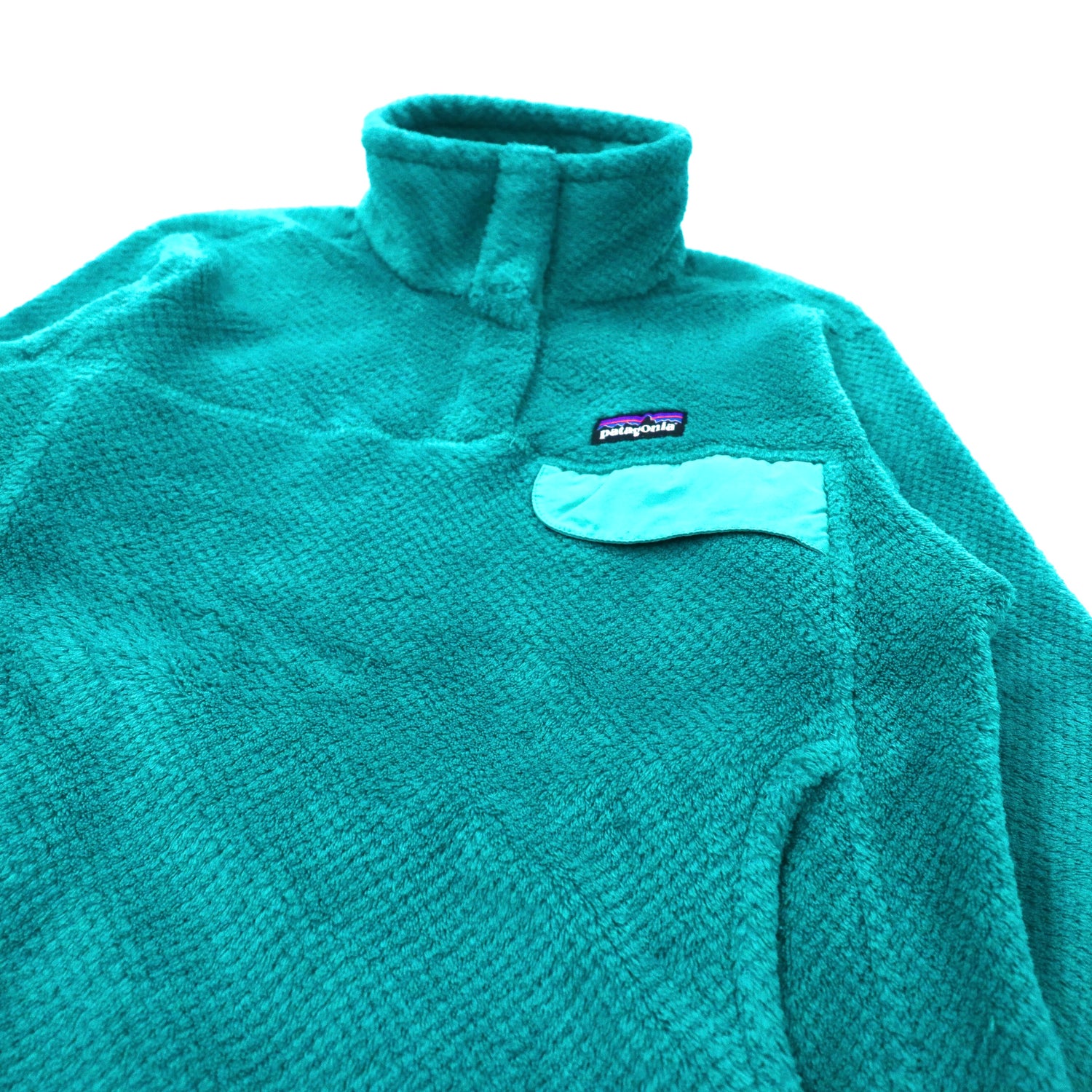 PATAGONIA FLEECE Retool Snap T S Green Polyester RE-TOOL SNAP T 