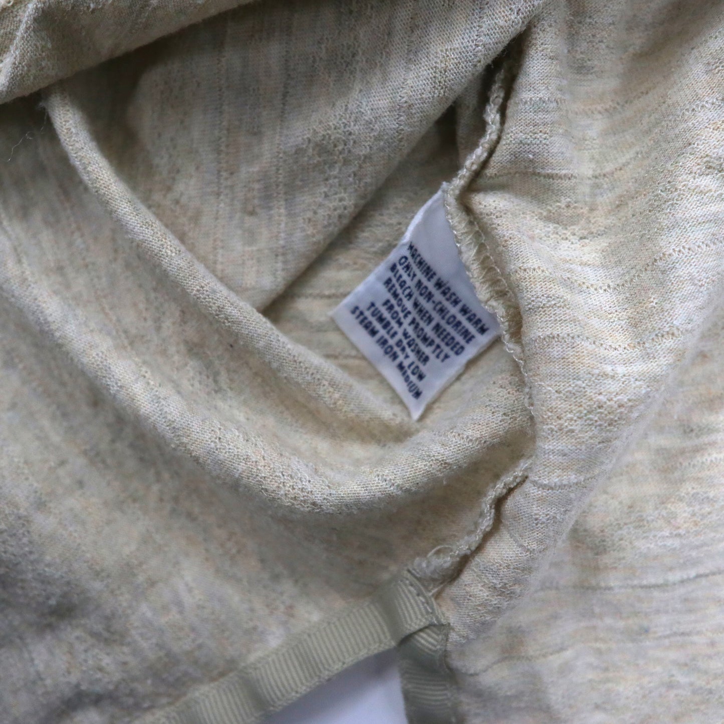 POLO GOLF RALPH LAUREN ビッグサイズ 長袖ポロシャツ XL クリーム ピマコットン ペルー製