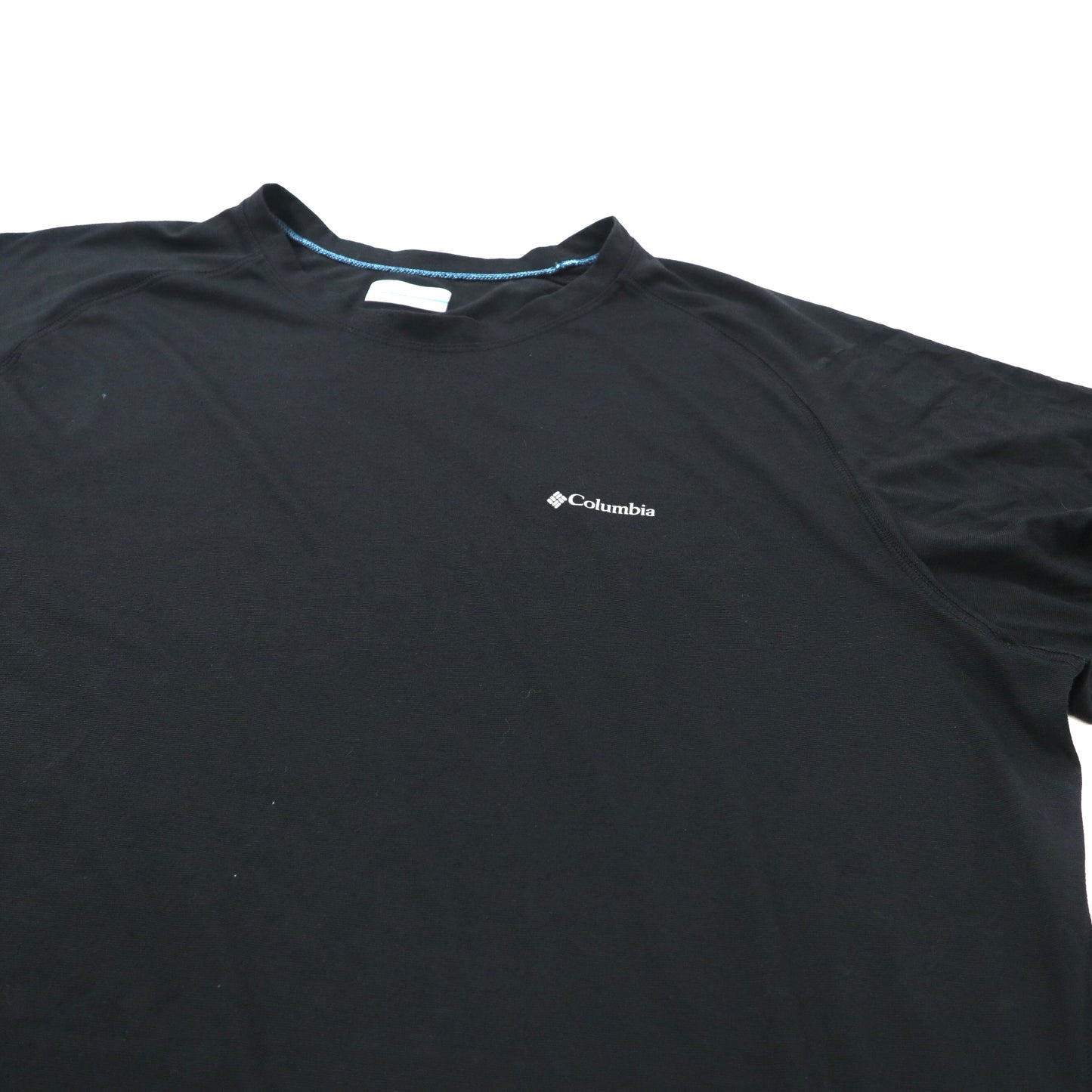 Columbia ロングスリーブTシャツ XXL ブラック ポリエステル ロゴプリント OMNI-WICK スリランカ製