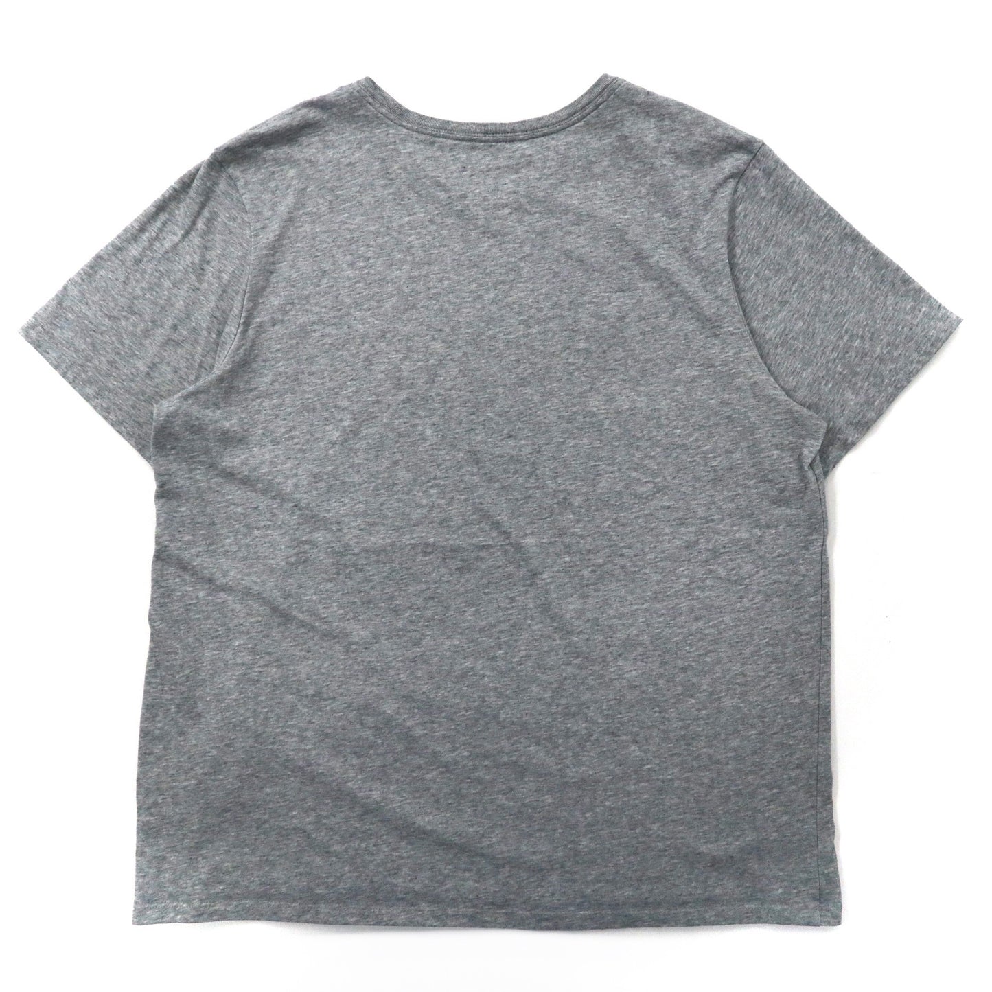 NIKE ビッグスウォッシュロゴプリントTシャツ XL グレー コットン DRI-FIT