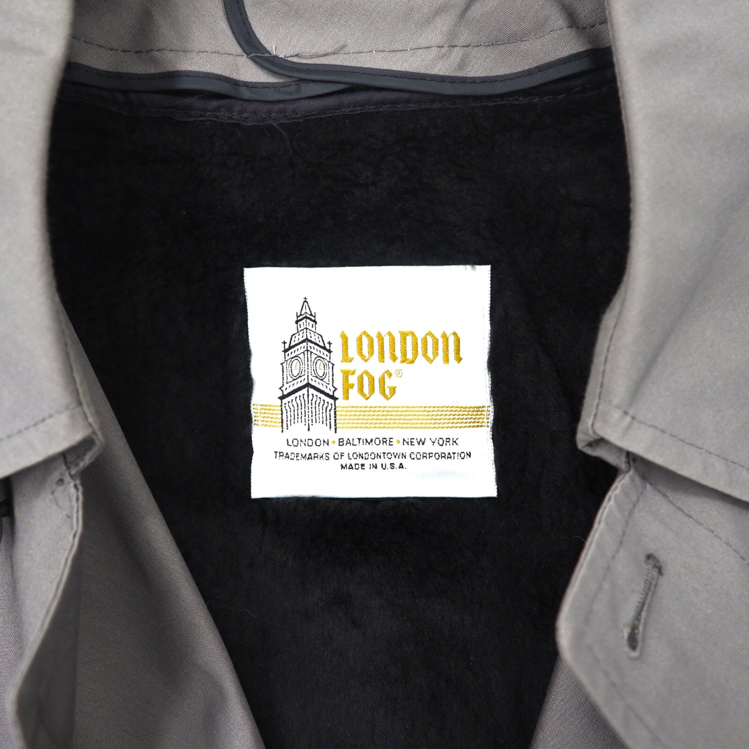 LONDON FOG coat 44 Gray Made in USA – 日本然リトテ