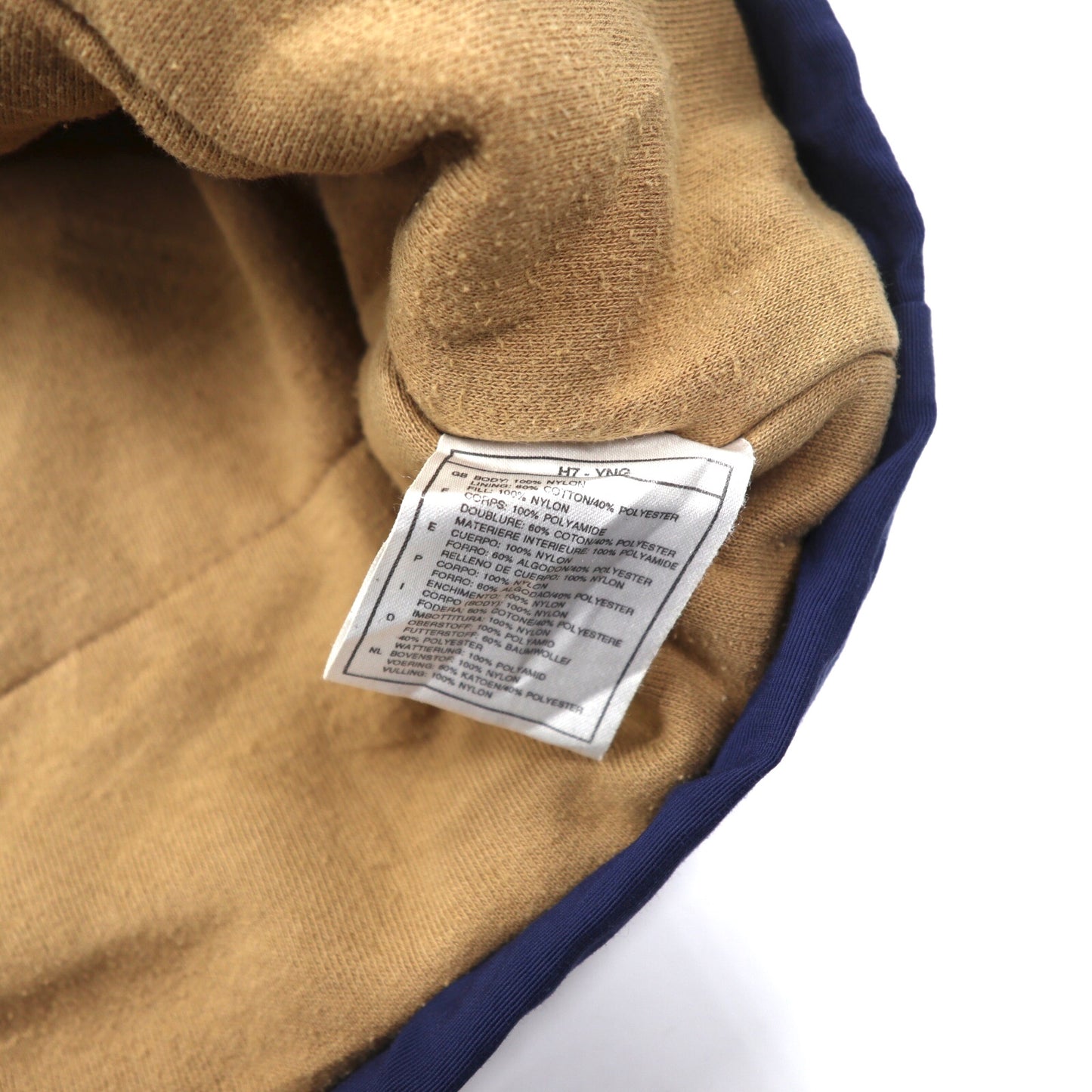 NIKE インサレーションコート XL ネイビー スウォッシュロゴ刺繍 ビッグサイズ 90年代 銀タグ