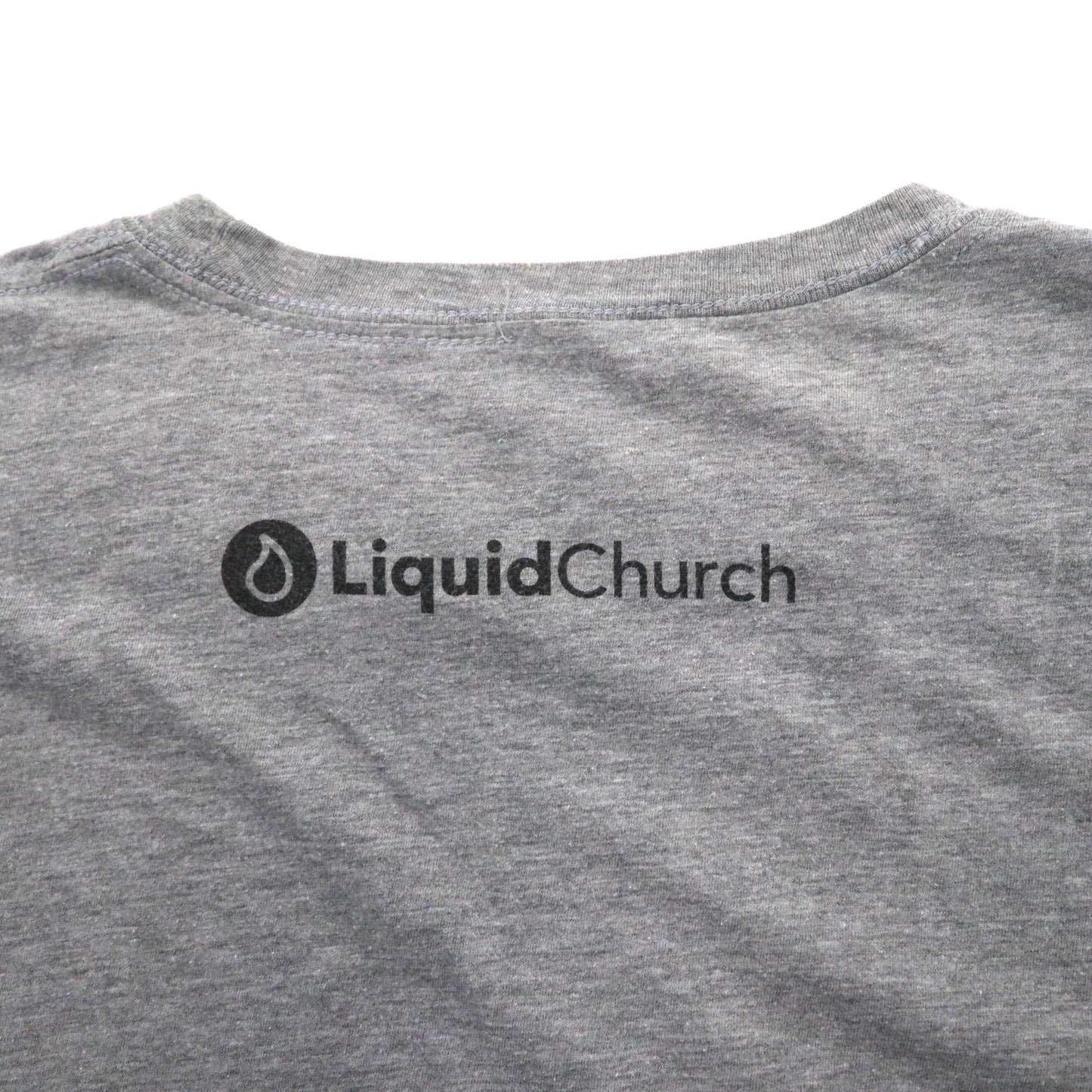 LIQUID CHURCH ビッグサイズTシャツ XL グレー コットン