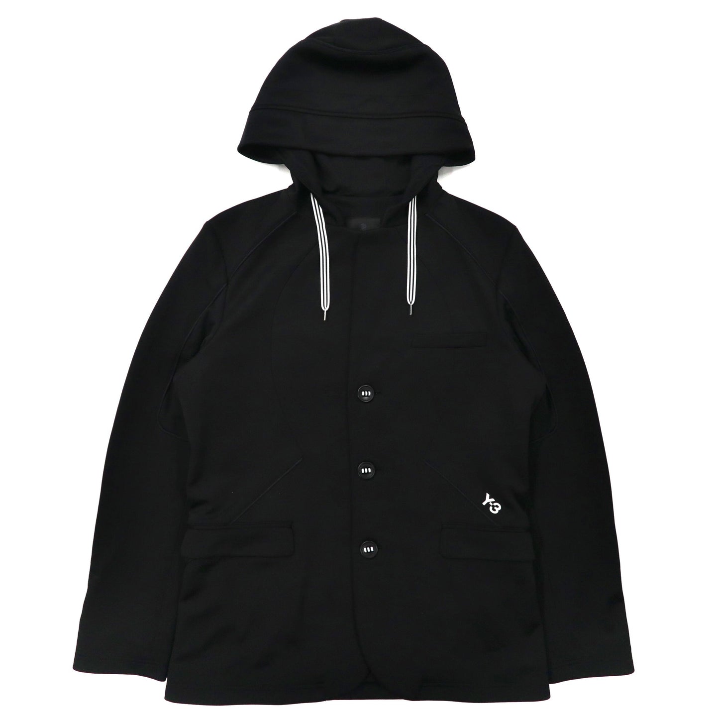 Y-3 (Adidas x YOHJI YAMAMOTO) Hooded Tailored Jacket M Black Logo