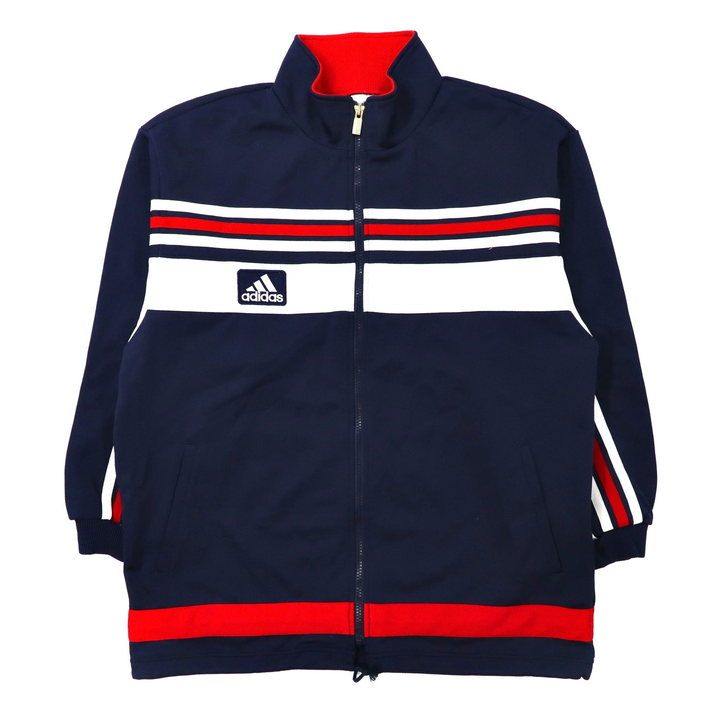 Adidas Track Jacket Setup Jersey S-M Navy Descente MADE 90s