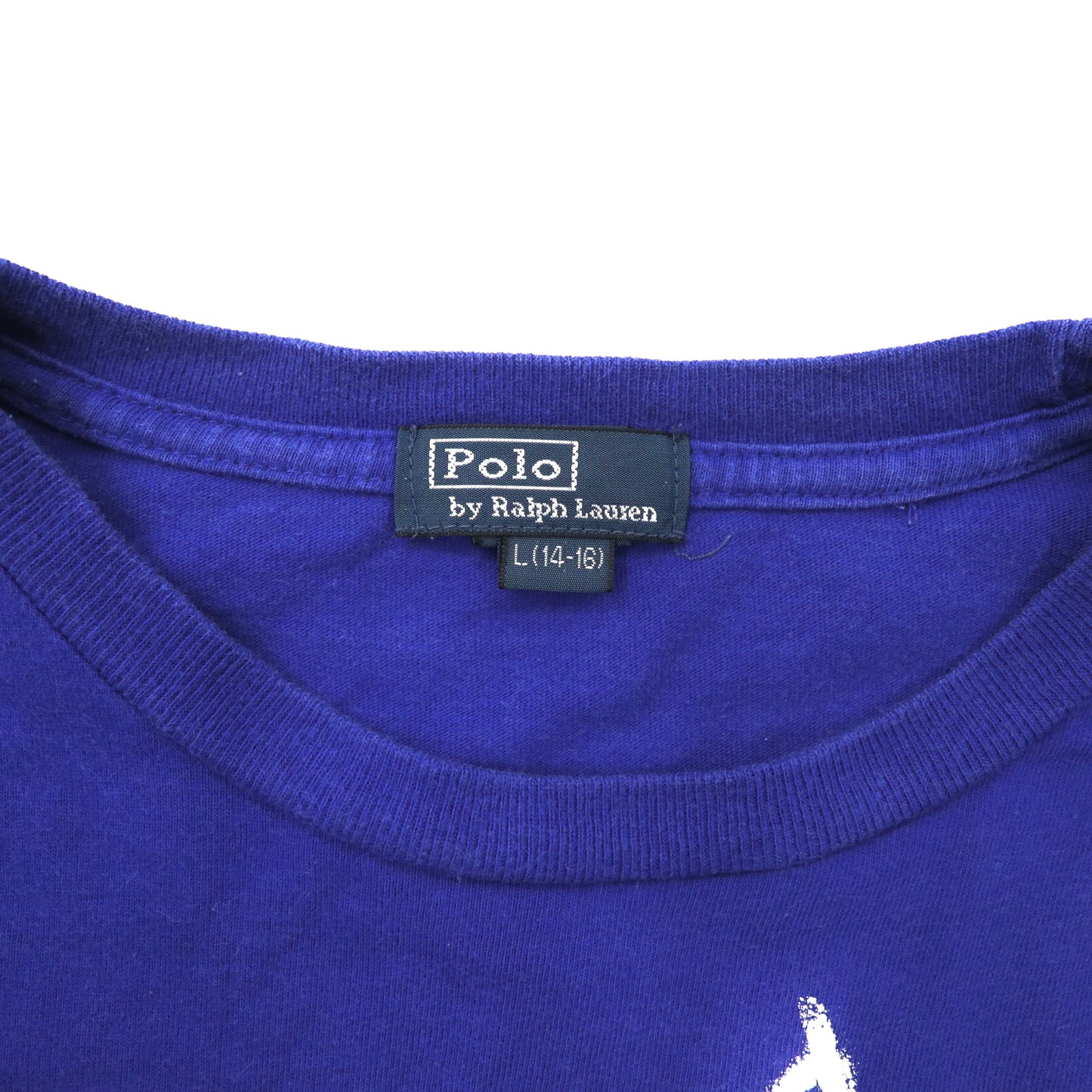 Polo by Ralph Lauren ビッグポニーTシャツ L ブルー コットン