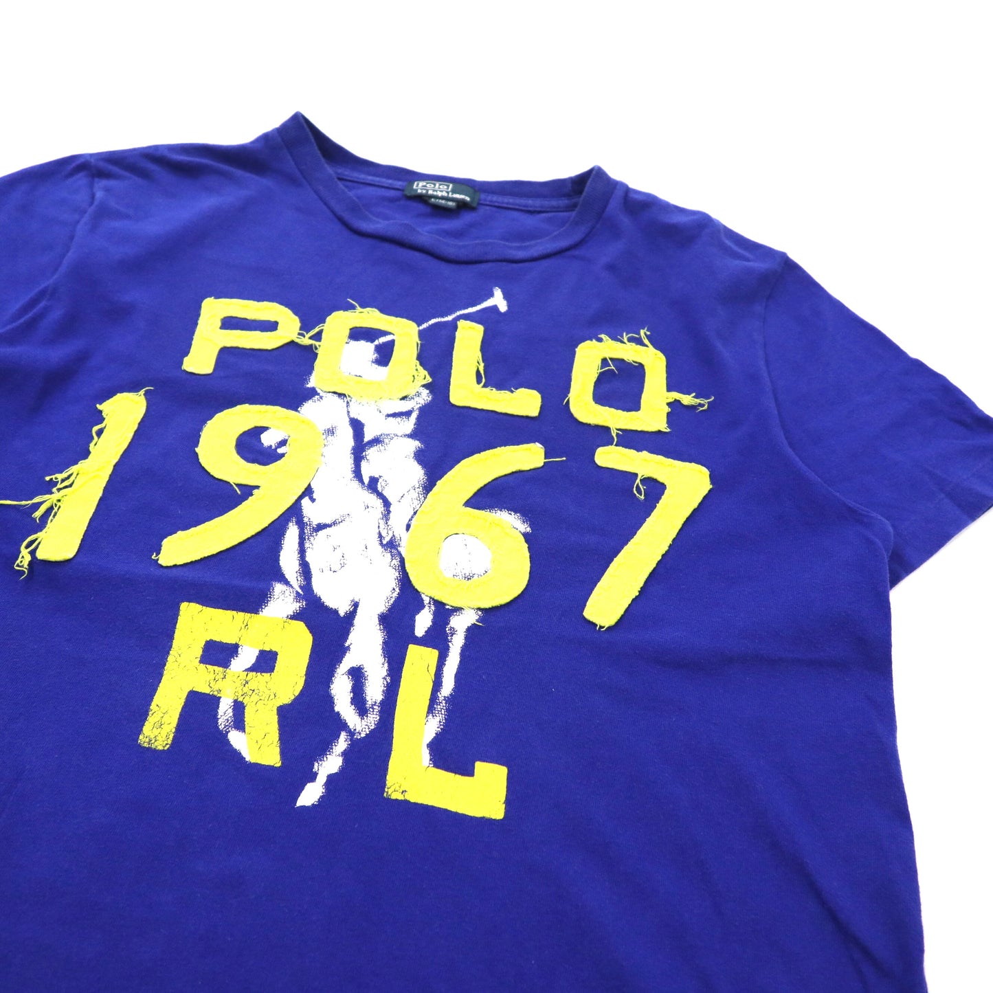 Polo by Ralph Lauren ビッグポニーTシャツ L ブルー コットン