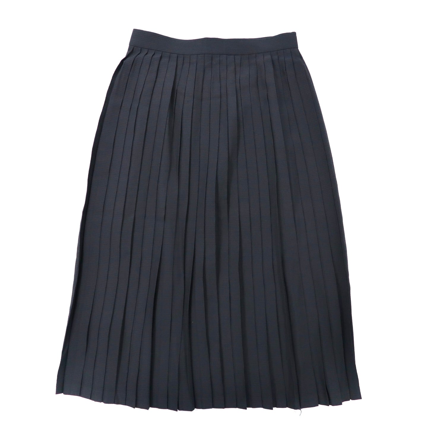 Christian Dior Pret-A-PORTER Pleat Skirt M Gray Wool Vintage Japan
