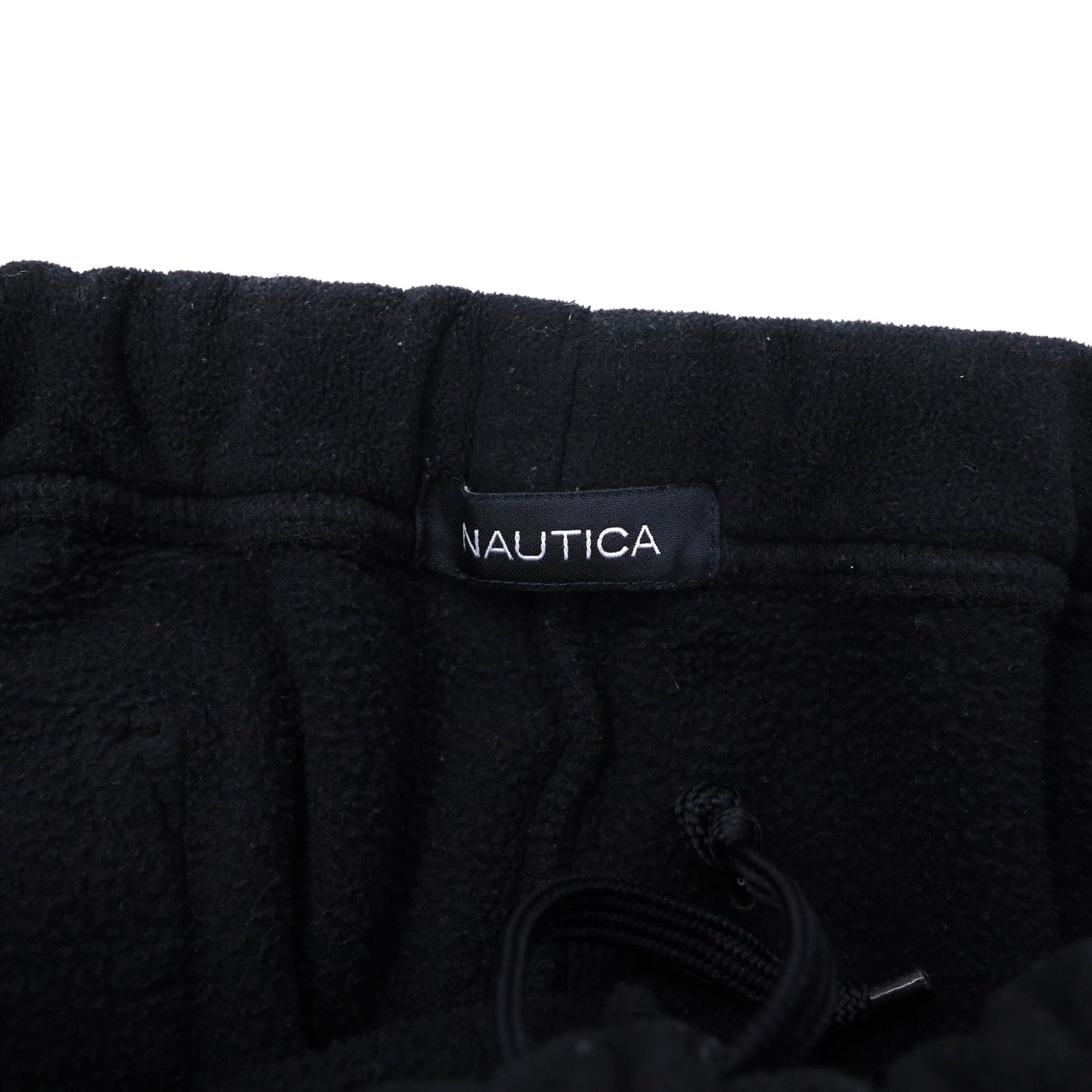 NAUTICA フリース イージーパンツ XL ブラック ポリエステル