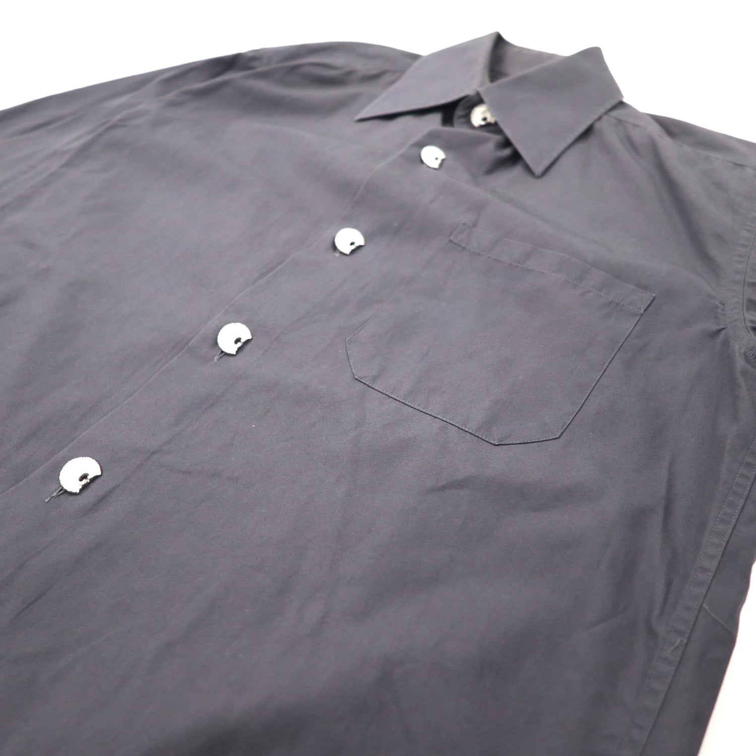 agnes b. homme シャツ 36 グレー 日本製 飾りボタン – 日本然リトテ