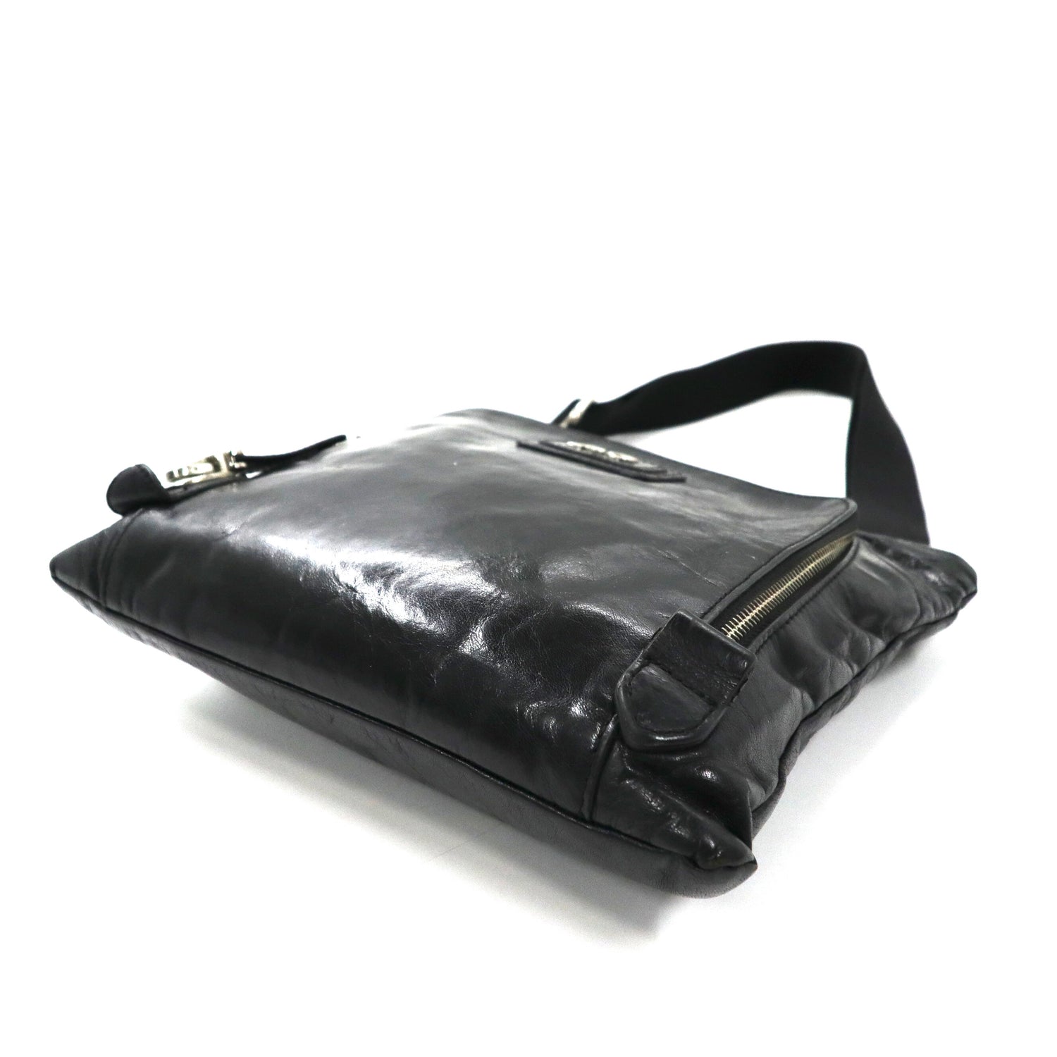 D&G shoulder bag black leather Bag Alan – 日本然リトテ