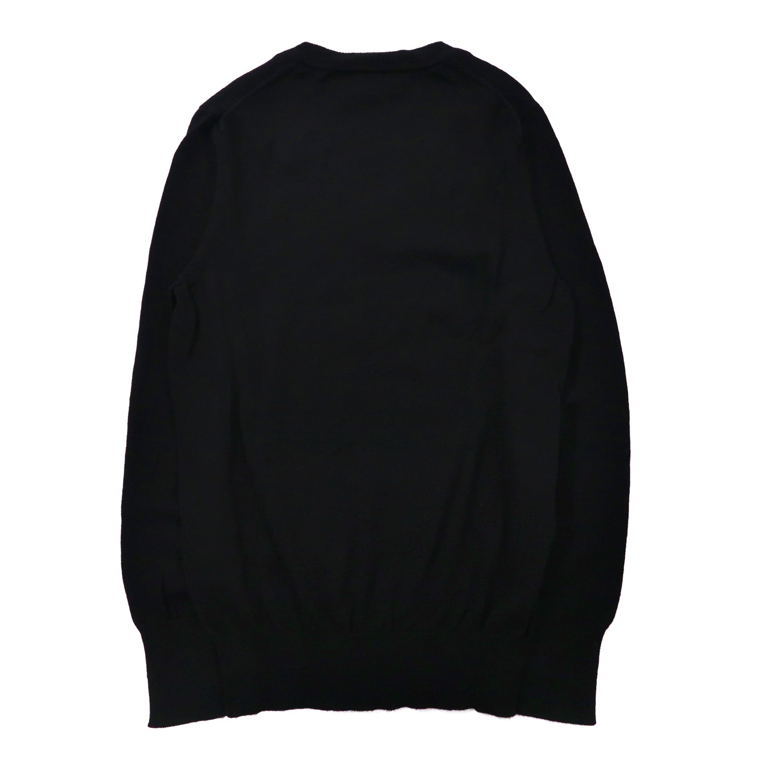 Vivienne Westwood Man V neck knit sweater S Black wool VW-Q1-83652 