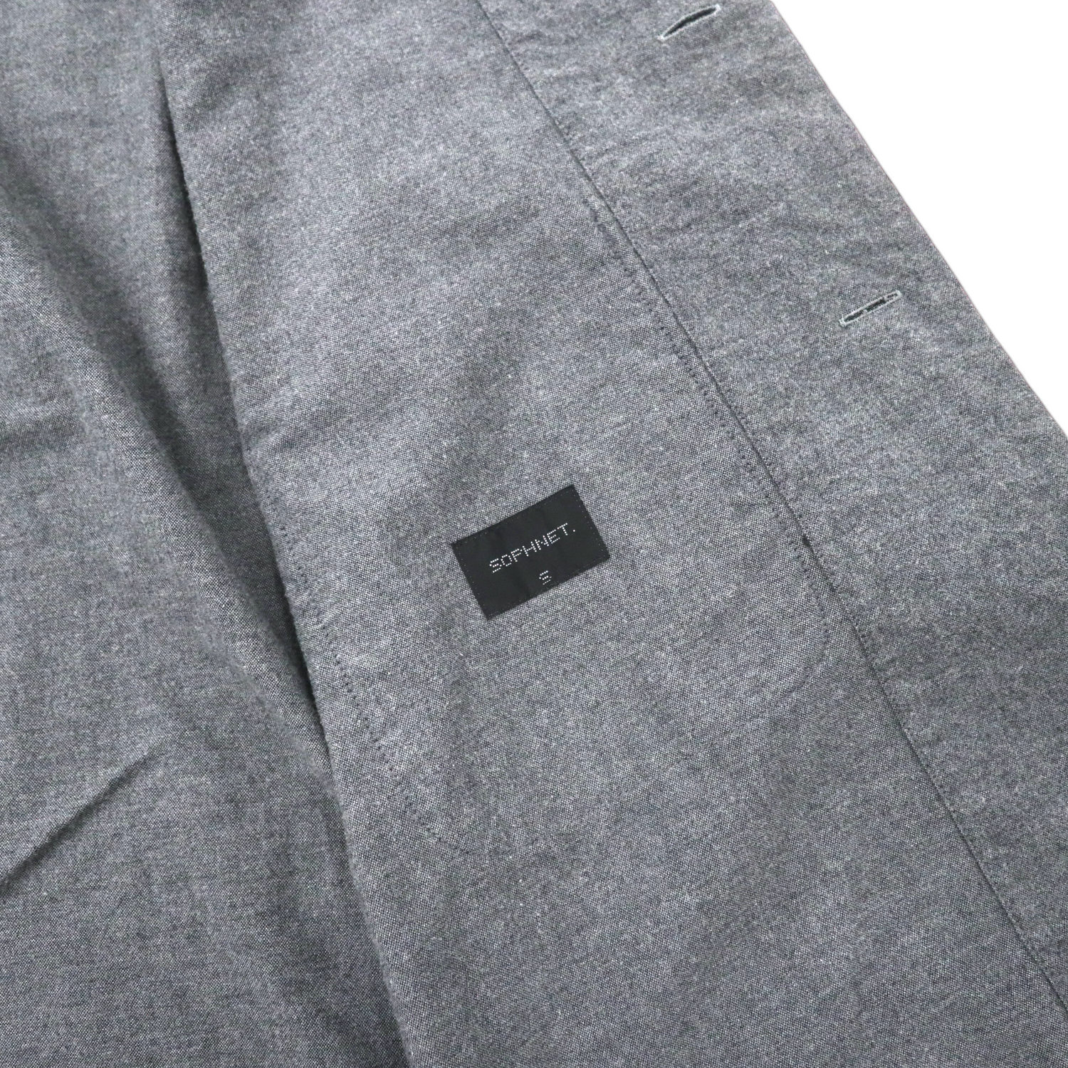 SOPHNET. Gown COAT S Gray Cotton SOPH-156073 Japan MADE – 日本然リトテ
