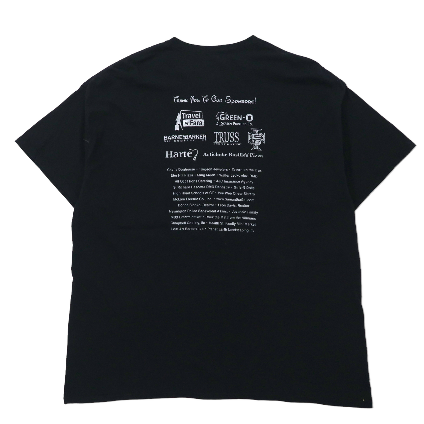 GILDAN ビッグサイズ プリントTシャツ 2XL ブラック コットン 両面プリント