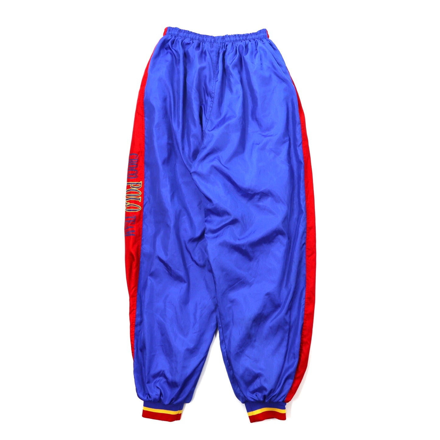 Croco POLO TEAM Side Line Track Pants XL Blue Nylon – 日本然リトテ