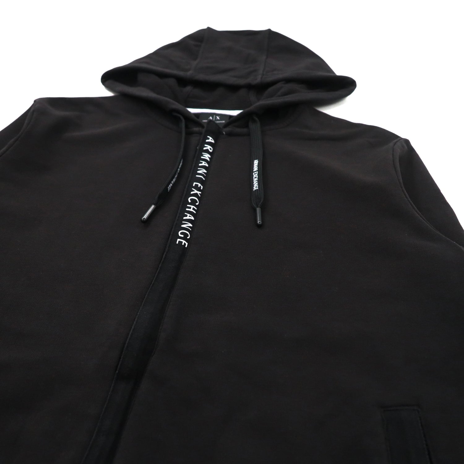 A|X Armani Exchange Sweatshirt Hoodie Setup jersey M Black Cotton