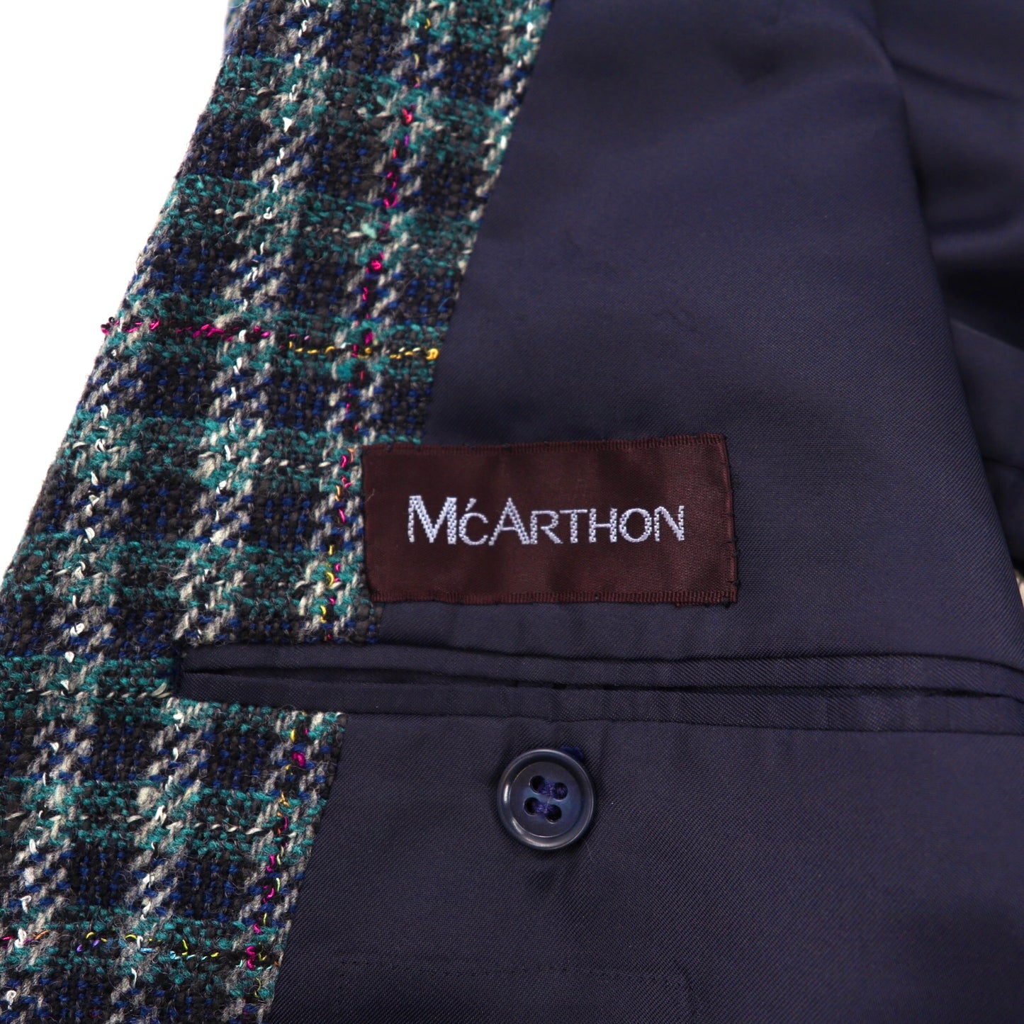 McARTHON ツイードジャケット M グレー ウール 日本製