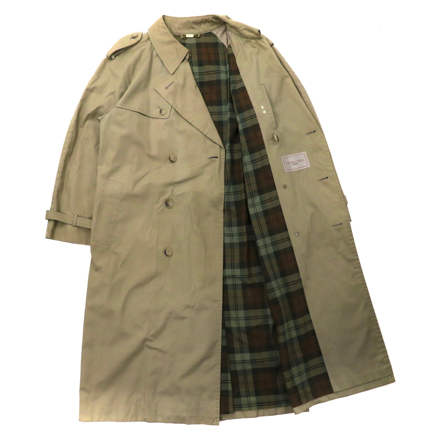 D'URBAN COAT 96 A-7 Beige Cotton PortoBello Road 80s Japan MADE