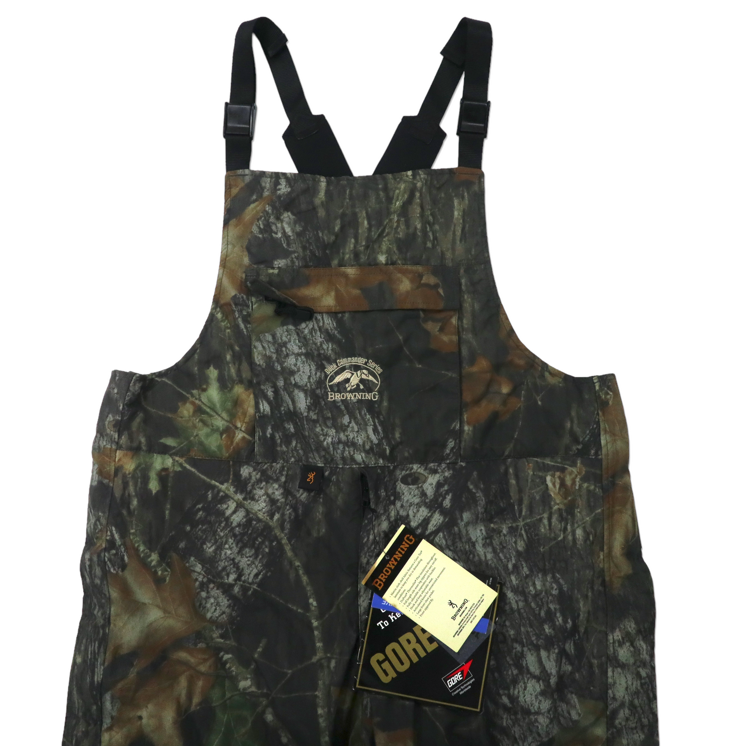 Browning Gore-Tex Overall L KHAKI Real Tree Camo Fund Nylon GORE