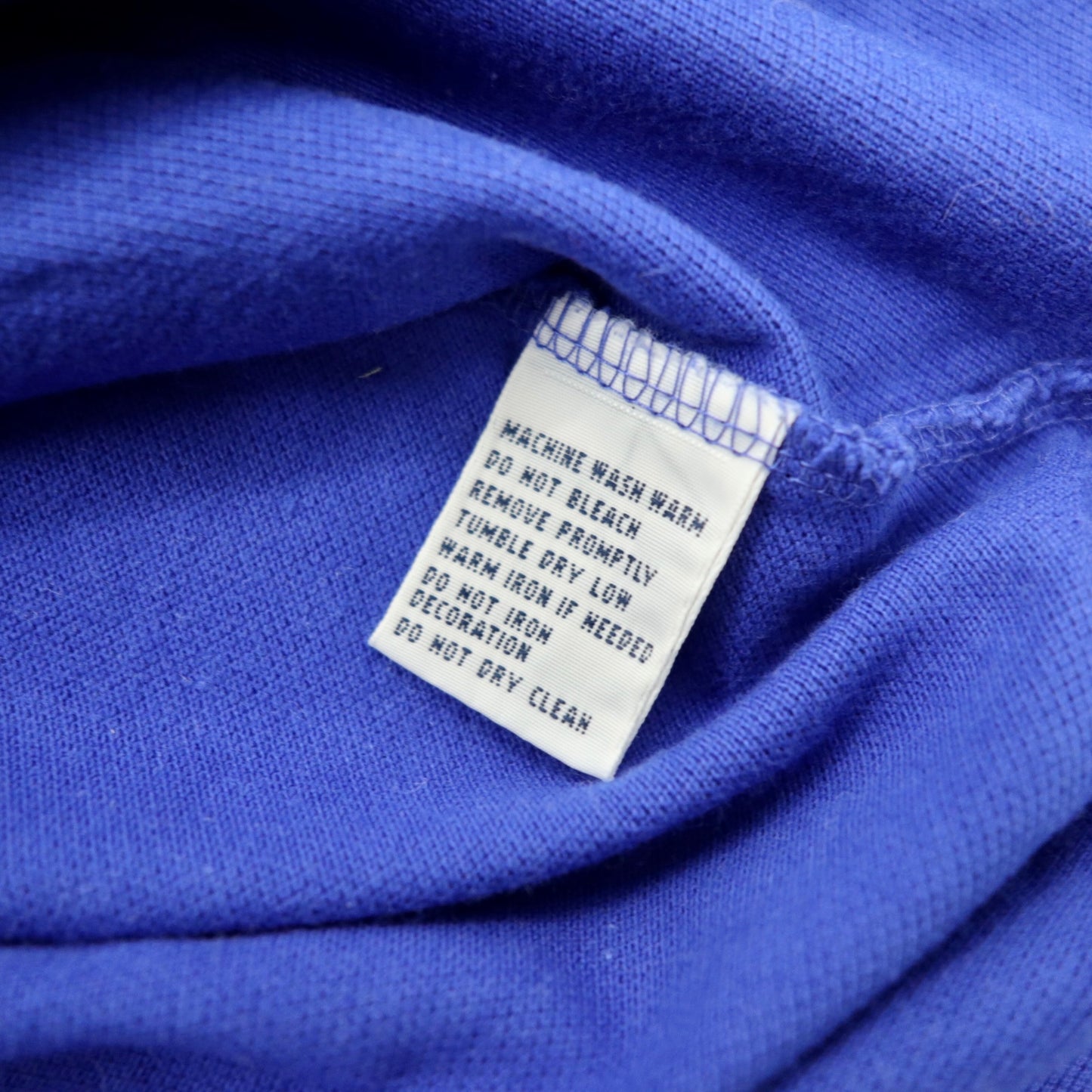 Polo by Ralph Lauren 長袖ポロシャツ ラガーシャツ L ブルー ビッグポニー刺繍
