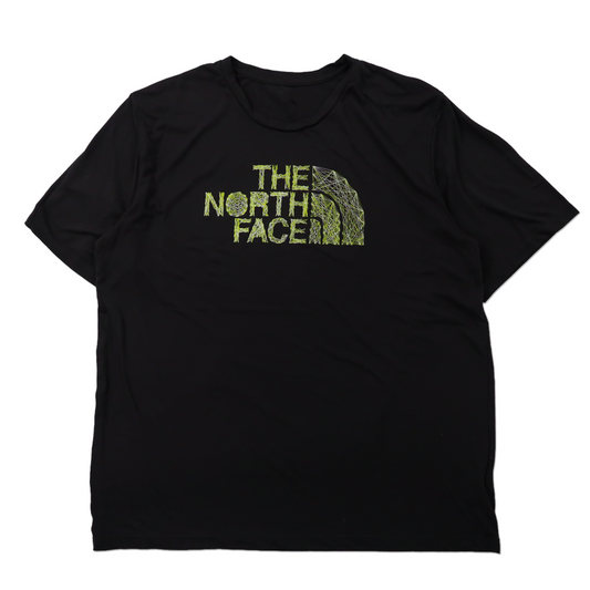 日本然リトテ-古着オンライン-THE NORTH FACE ロゴプリントTシャツ XL グレー ポリエステル ストレッチ-