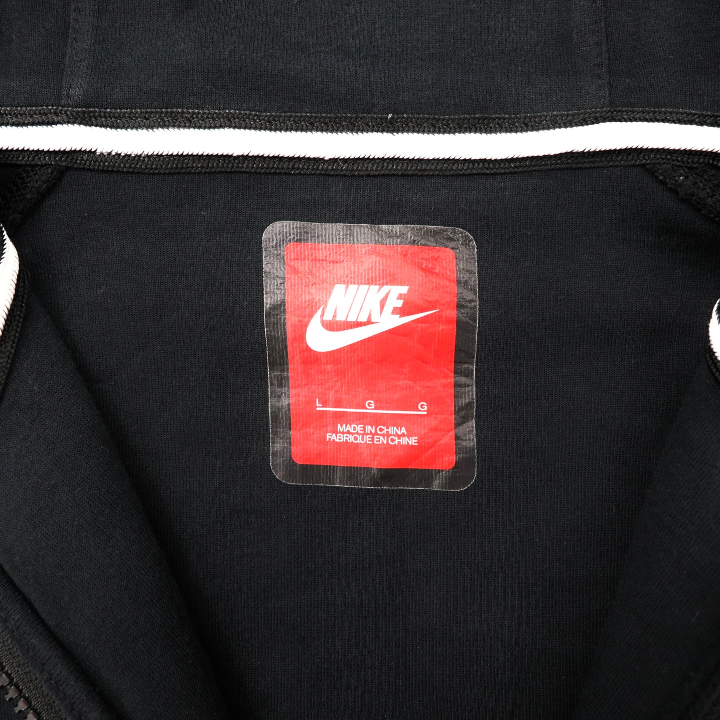 NIKE テックフリースダブルジップパーカー L ブラック Tech Fleece AW77 Full Zip Hoodie 559592-012