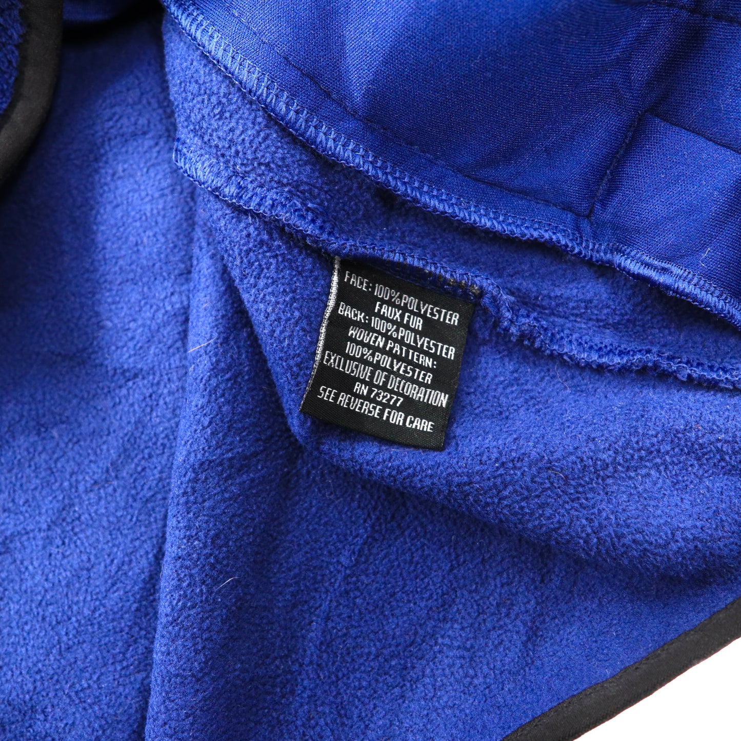 FILA SPORT ナイロン切り替えフリースジャケット XL ブルー ポリエステル ロゴ刺繍 00年代