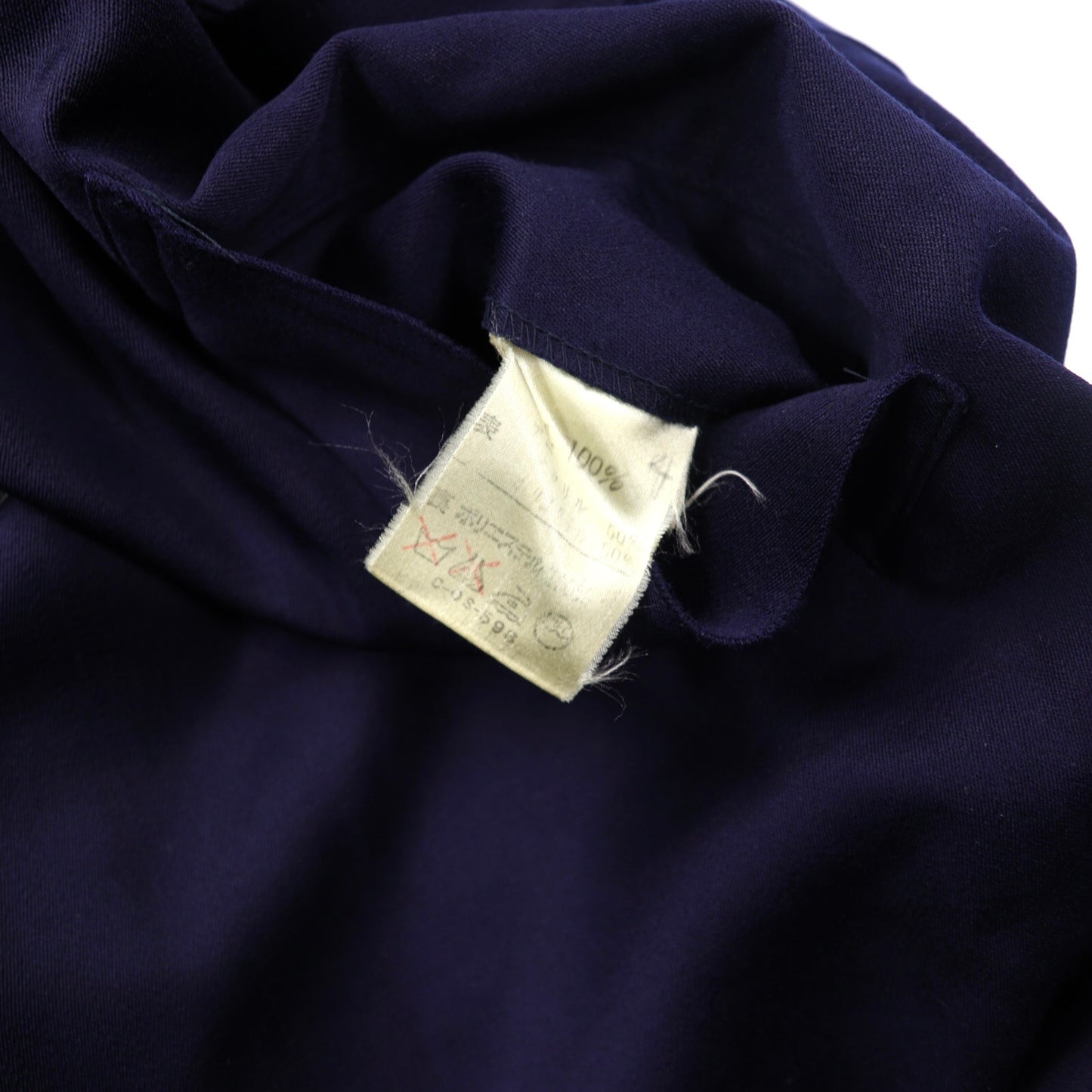 NOIL COAT L Navy Wool Gabazine Japan MADE Double – 日本然リトテ