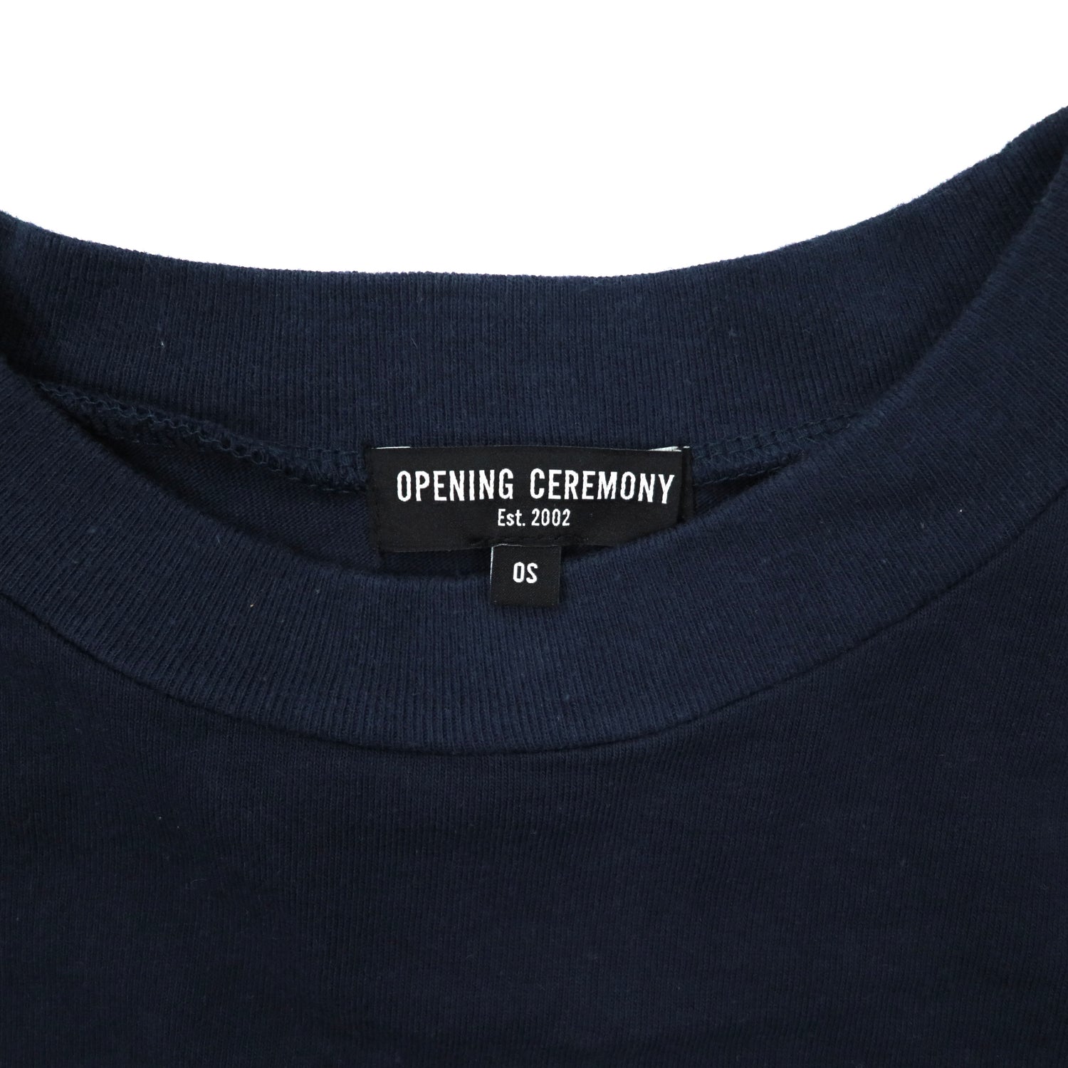 Opening Ceremony Librogo Design T -shirt OS Navy Cotton Japan MADE
