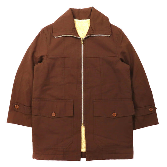 FERRETTI ( VAN -JAC- ) ボアライニングジャケット M ブラウン ポリエステル 70年代 日本製