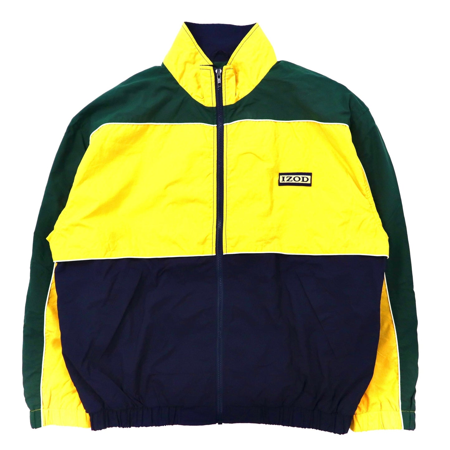 IZOD ビッグサイズ ナイロンジャケット L マルチカラー 90年代-VINTAGE-古着