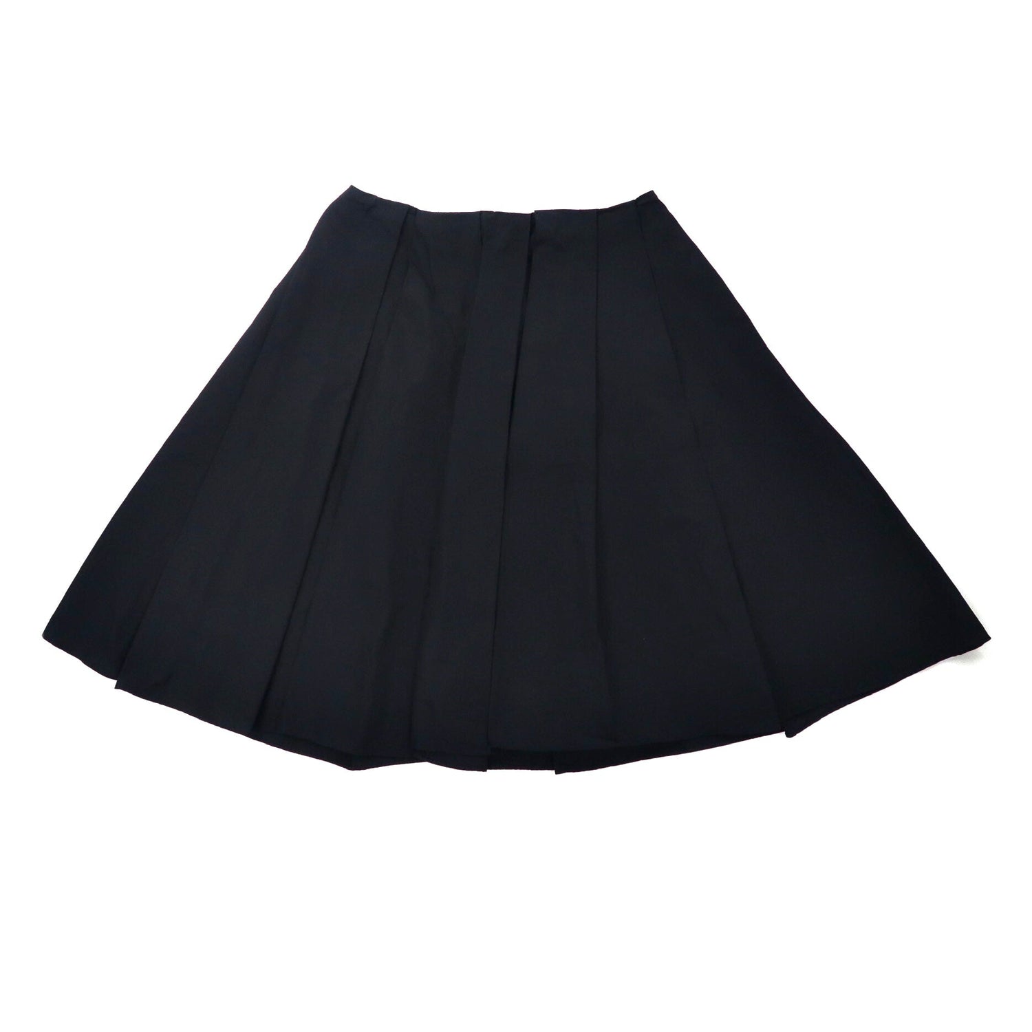 JIL SANDER NAVY Flare Skirt 36 Navy Polyester Italian MADE – 日本 