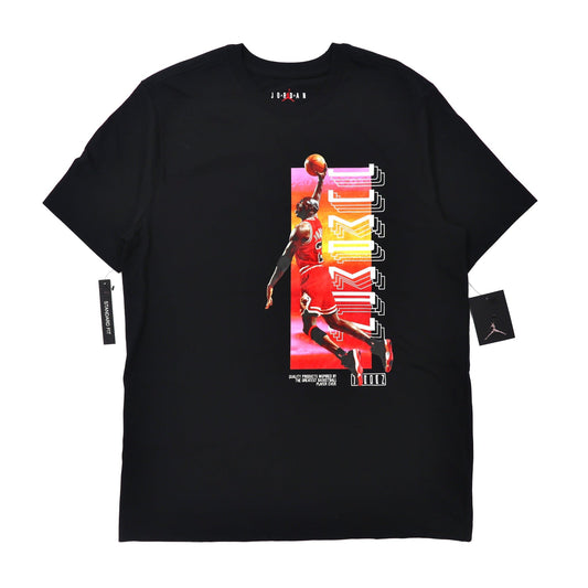 JORDAN BRAND ( NIKE ) Tシャツ L ブラック コットン JUMP MAN ジョーダンプリント 未使用品-JORDAN BRAND ( NIKE )-古着