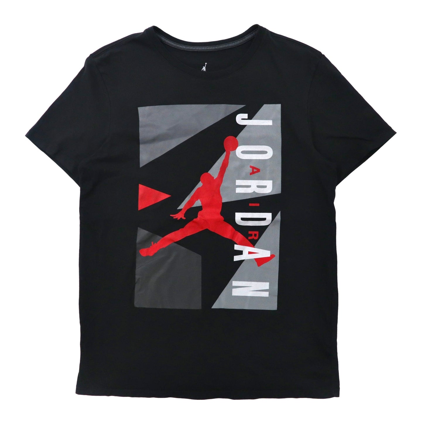 JORDAN BRAND ( NIKE ) ロゴプリントTシャツ L ブラック コットン JUMP MAN-JORDAN BRAND ( NIKE )-古着