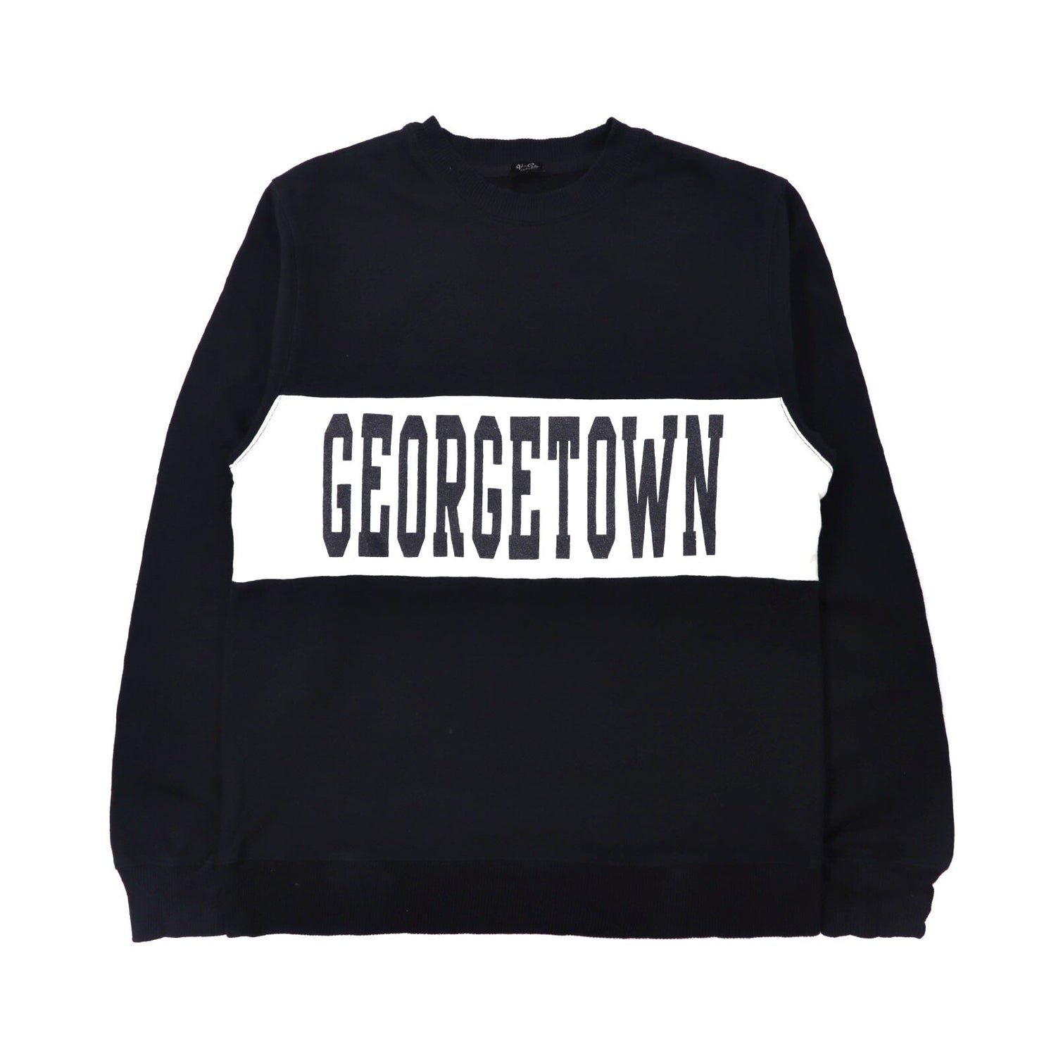 John Galt CALIFORNIA クルーネックスウェット L ブラック コットン 裏起毛 GEORGE TOWN-VINTAGE-古着