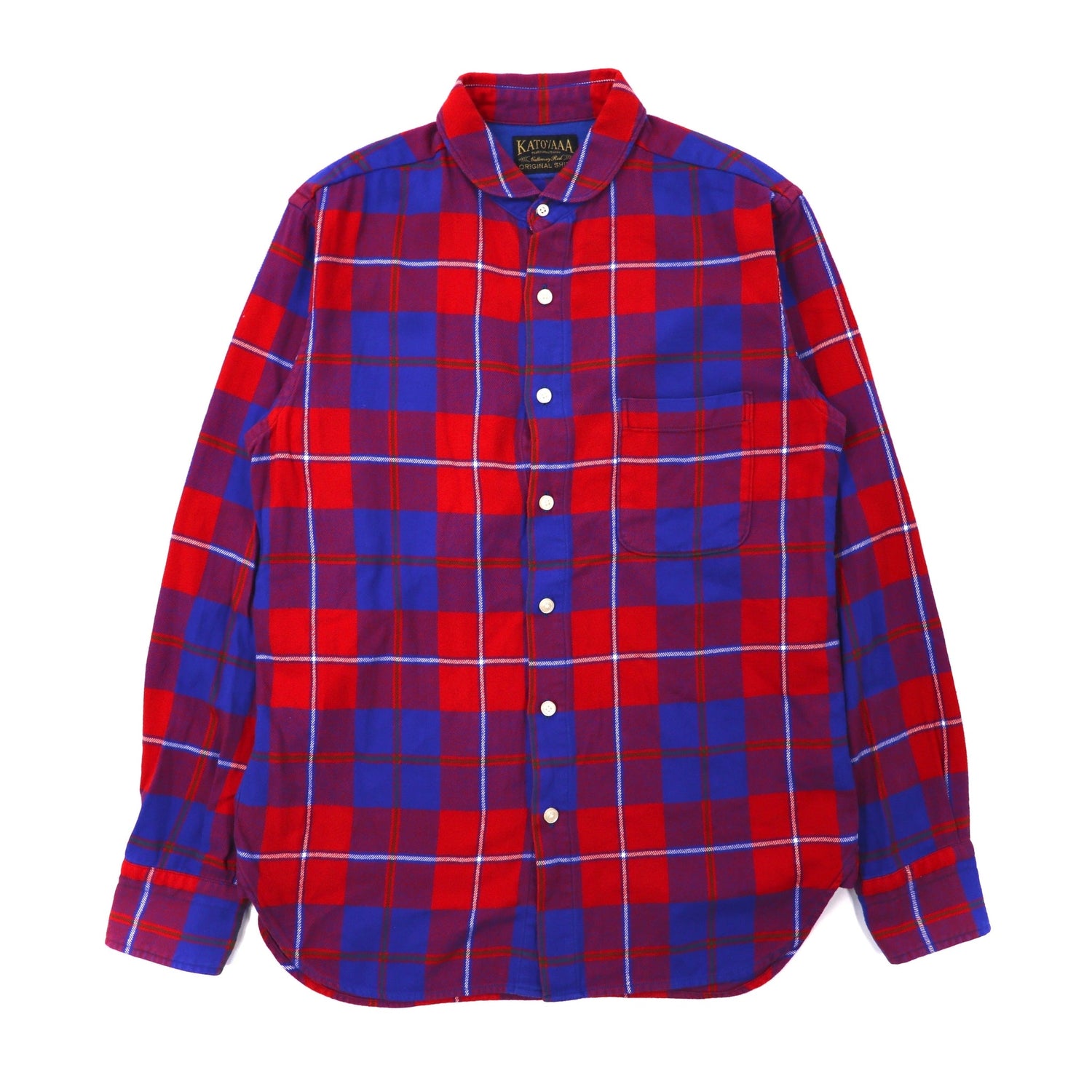 KATO ' / AAA FLANNEL SHIRT S Red CHECKED