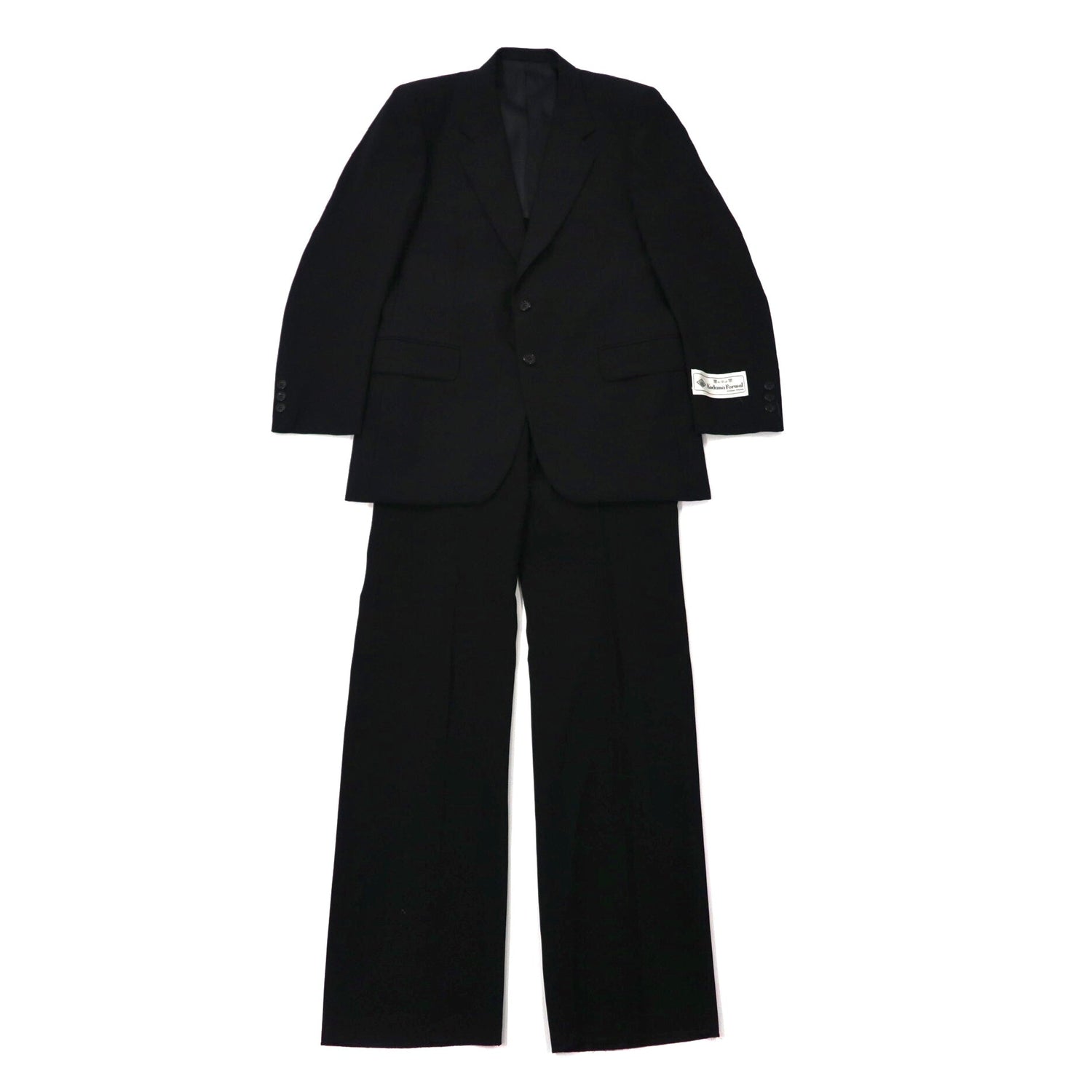 Kodama Formal スーツ セットアップ 92A4 ブラック ウール 未使用品-Kodama Formal-古着