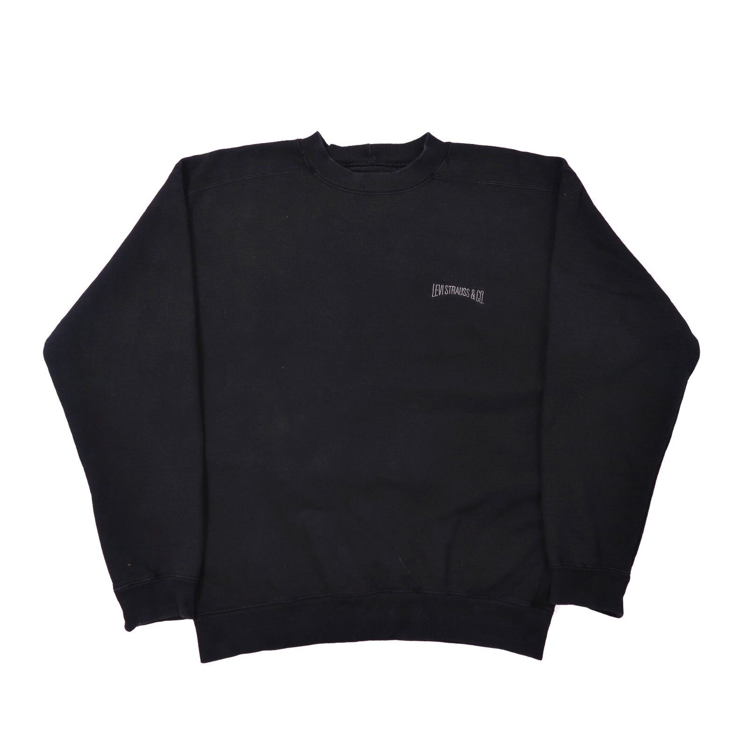 Levi Strauss & CO. Crewneck Sweatshirt M Black Cotton