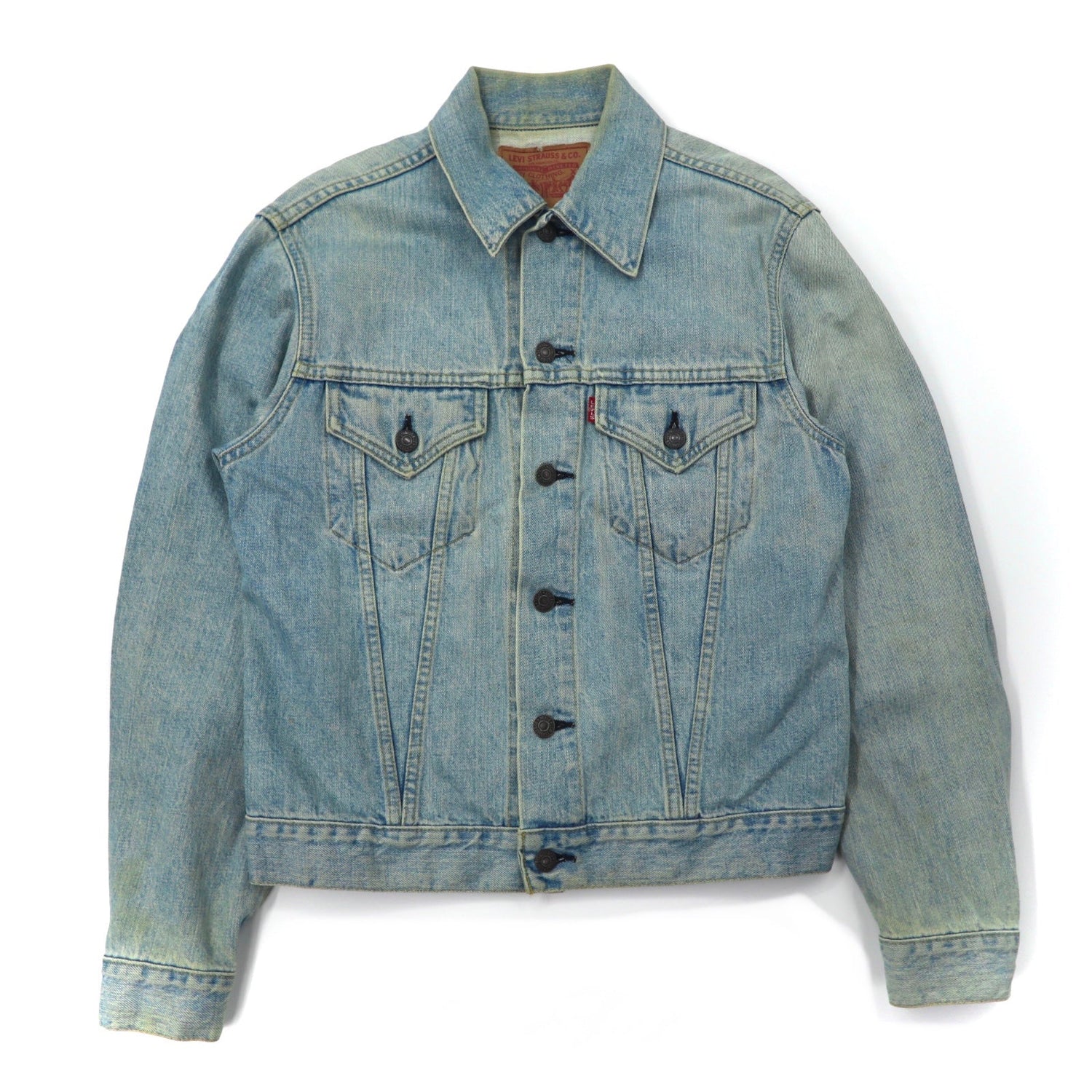 Levi's Denim Jacket G Jean 38 Blue 3rd Model Reprint 71557 Big E 