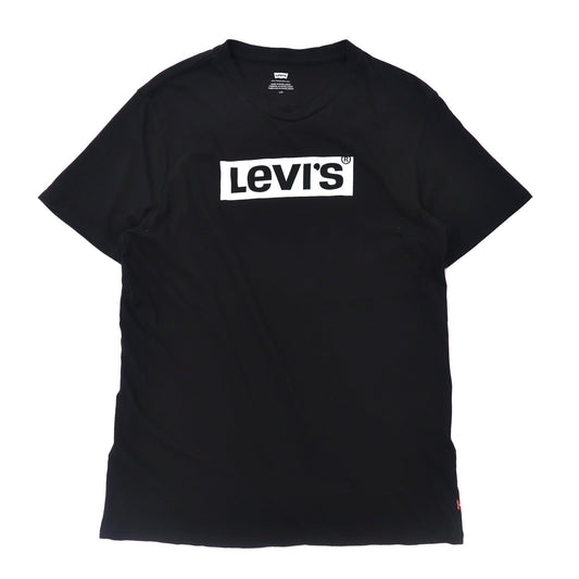 Levi's ロゴTシャツ L ブラック コットン-Levi's-古着