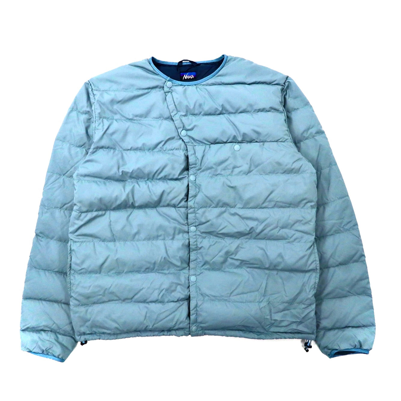 NANGA インナーダウンジャケット M ブルー Inner Down Jacket ポリエステル LOFTMAN別注-NANGA-古着