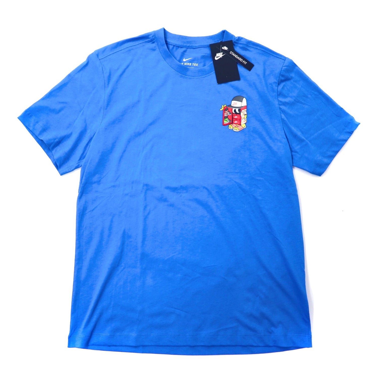 NIKE シューボックスS/S Tシャツ L ブルー DD1261-435 2021年モデル 未使用品-NIKE-古着