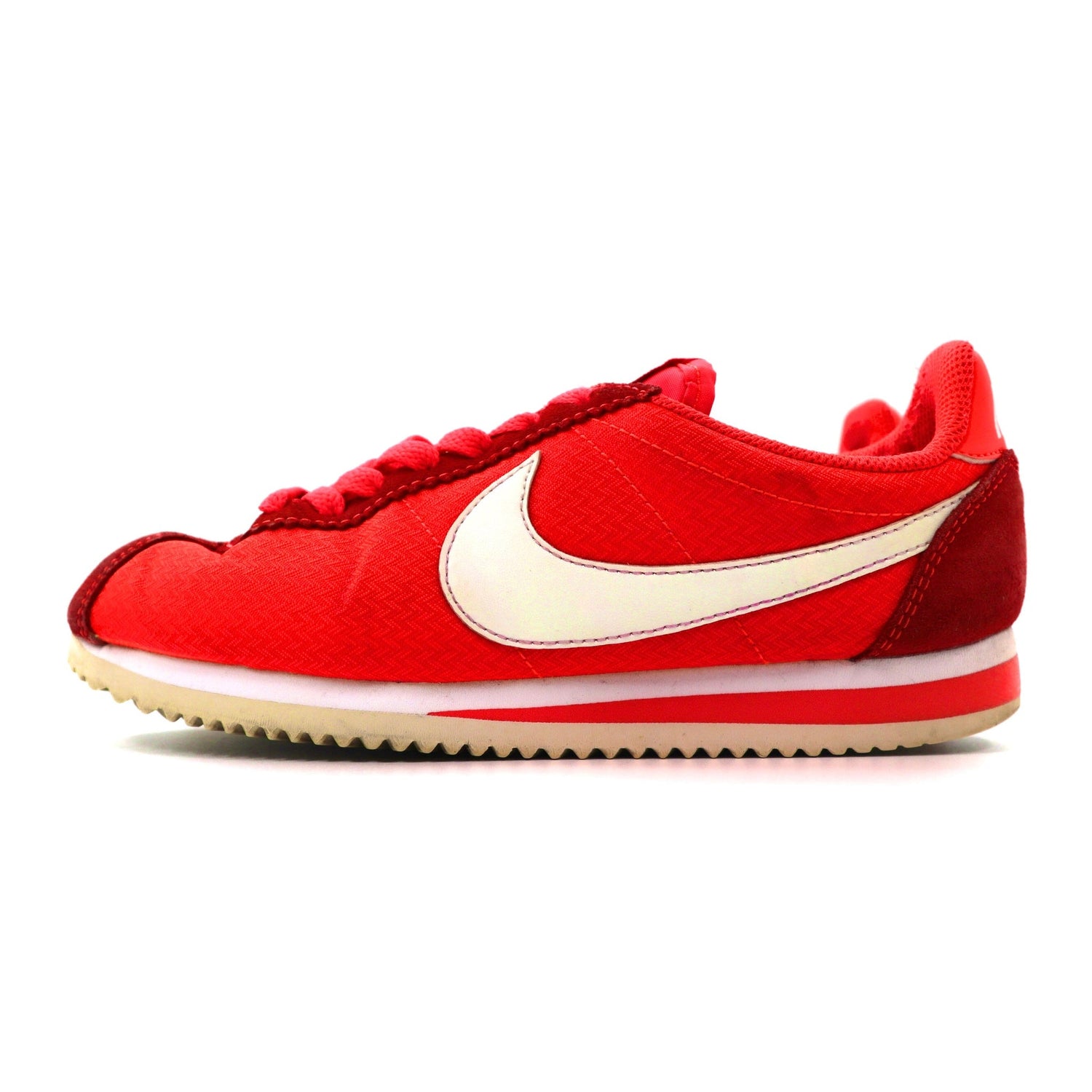 NIKE スニーカー 23cm レッド WMNS CLASSIC CORTEZ NYLON 749864-616