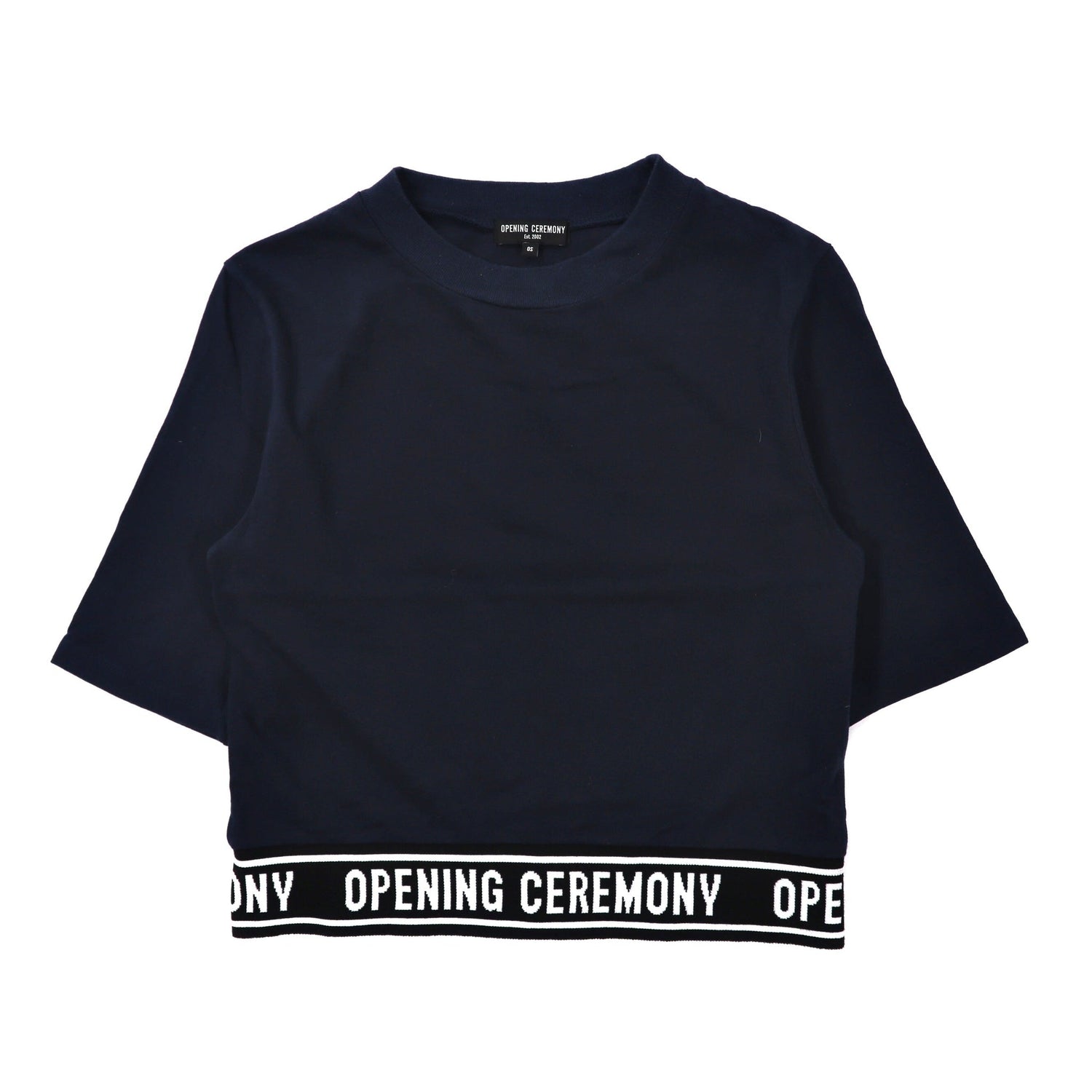 Opening Ceremony Librogo Design T -shirt OS Navy Cotton Japan MADE