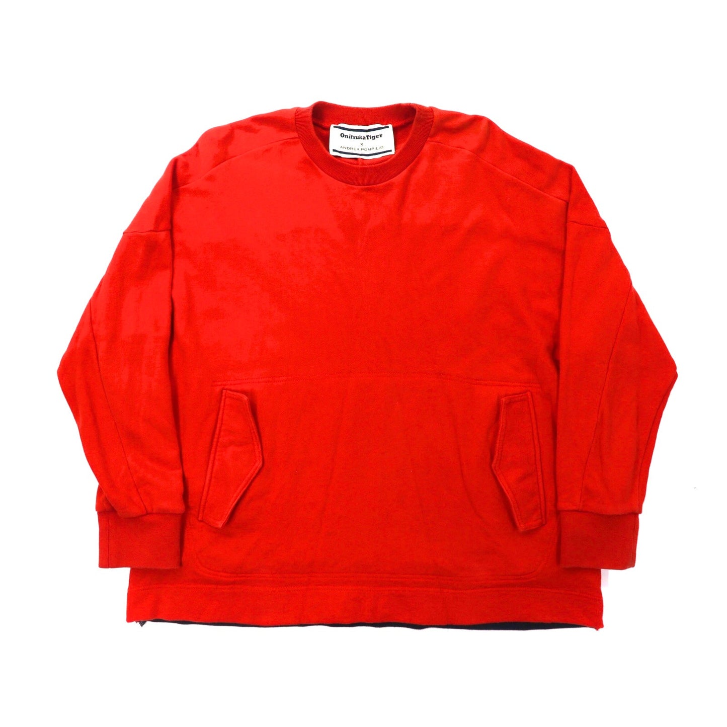 Onitsuka Tiger x Andrea Pompilio Sweatshirt M Red Cotton – 日本然