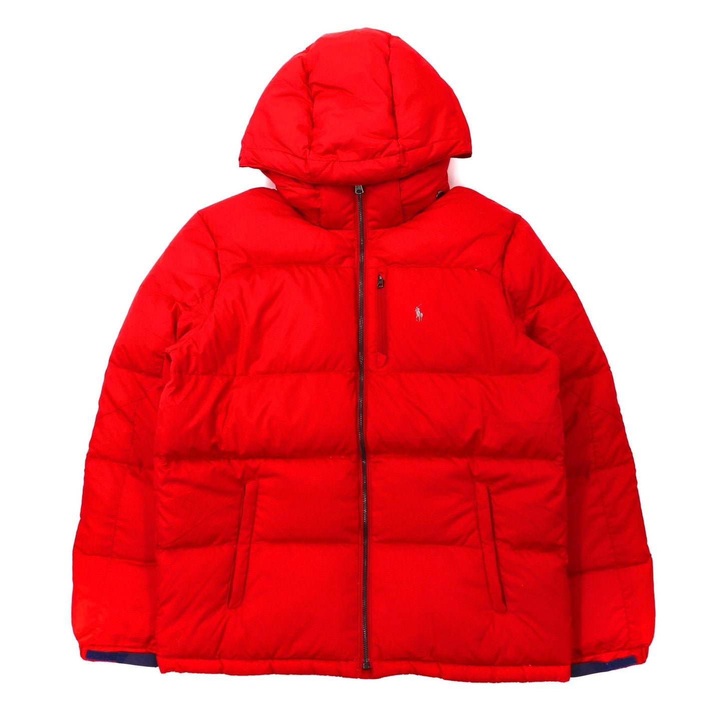 POLO RALPH LAUREN PUFFER JACKET XL Red Nylon Food Detached Small