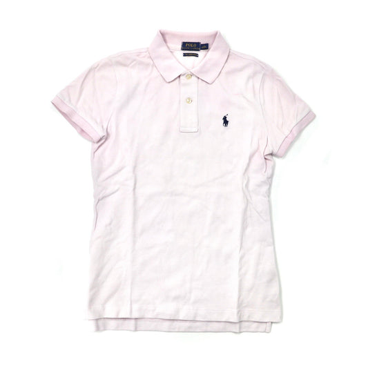 POLO RALPH LAUREN ポロシャツ S ホワイト THE SKINNY POLO-Polo Ralph Lauren-古着