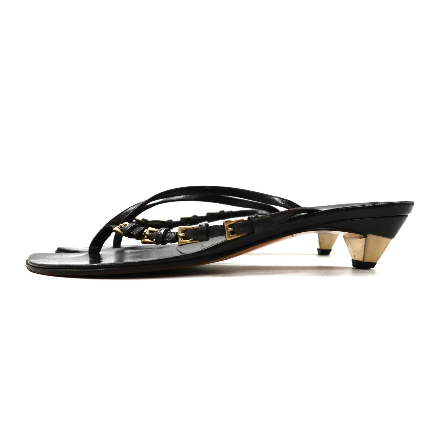 PRADA leather sandals US5.5 Brown lace -up Italian MADE – 日本然リトテ