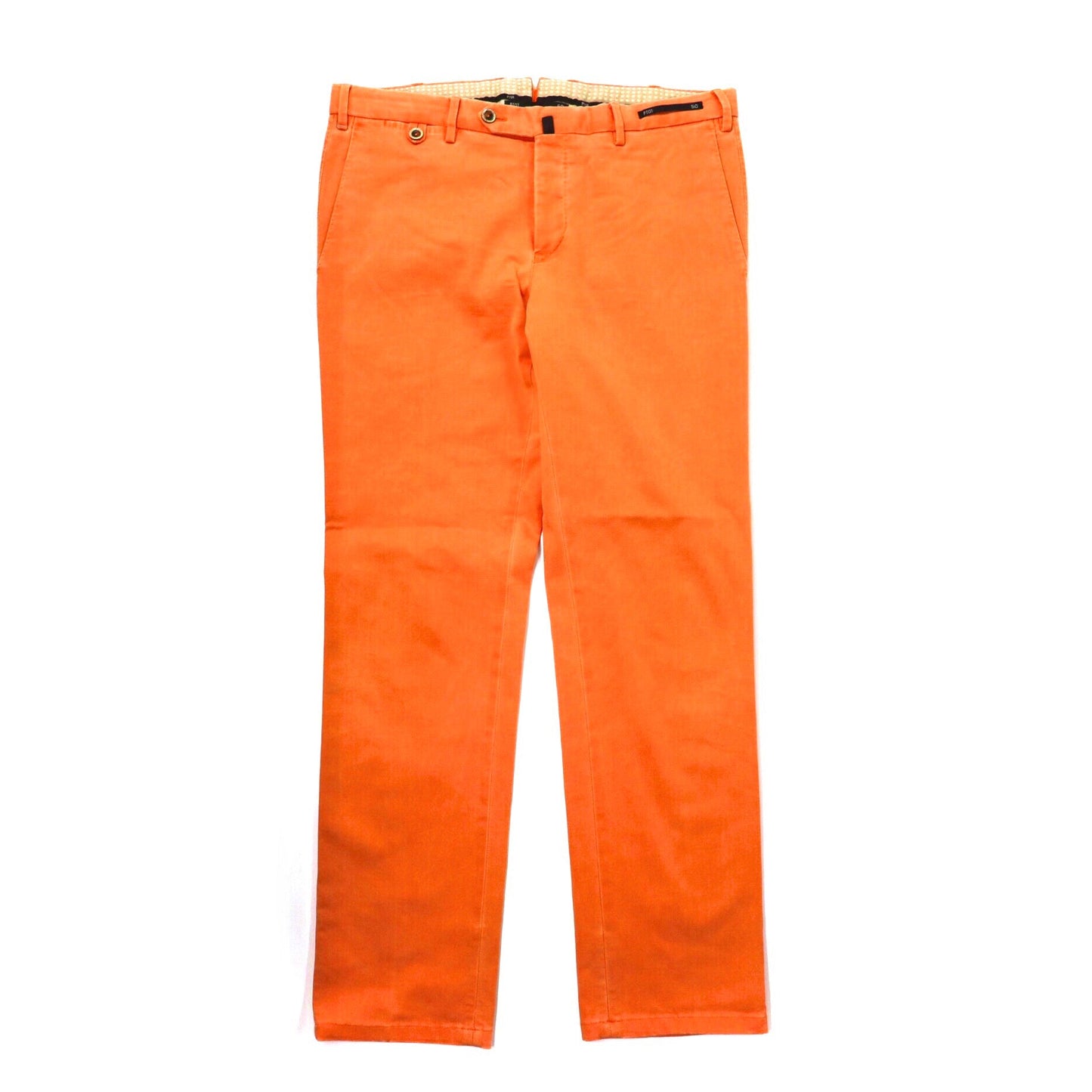 PT01 Slacks Pants 50 Orange Cotton Stretch ST.BARTH Romania Made ...